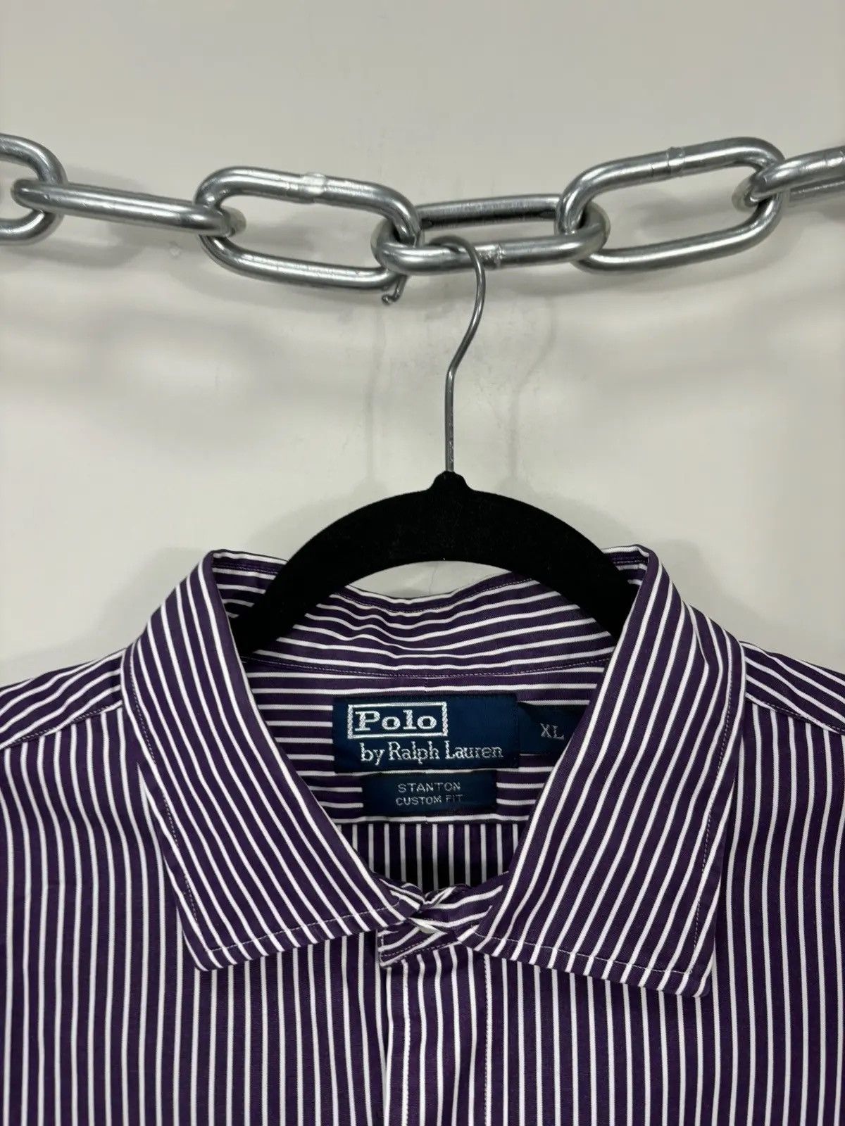 Polo Ralph Lauren × Ralph Lauren × Vintage Vintage Polo Ralph Lauren Striped Stanton Button Up Shirt Size US XL / EU 56 / 4 - 5 Thumbnail
