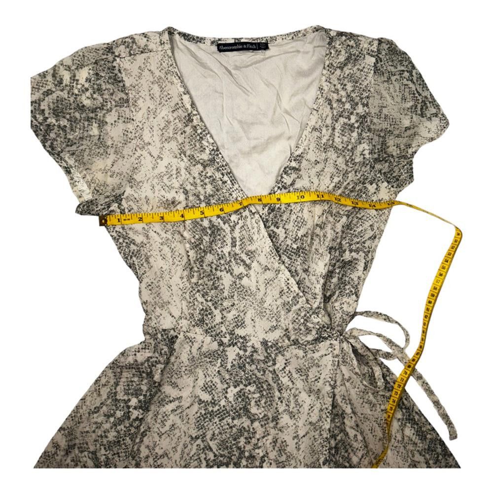 Abercrombie & Fitch Abercrombie & Fitch l Snakeskin Wrap Dress XS Size XS / US 0-2 / IT 36-38 - 7 Thumbnail