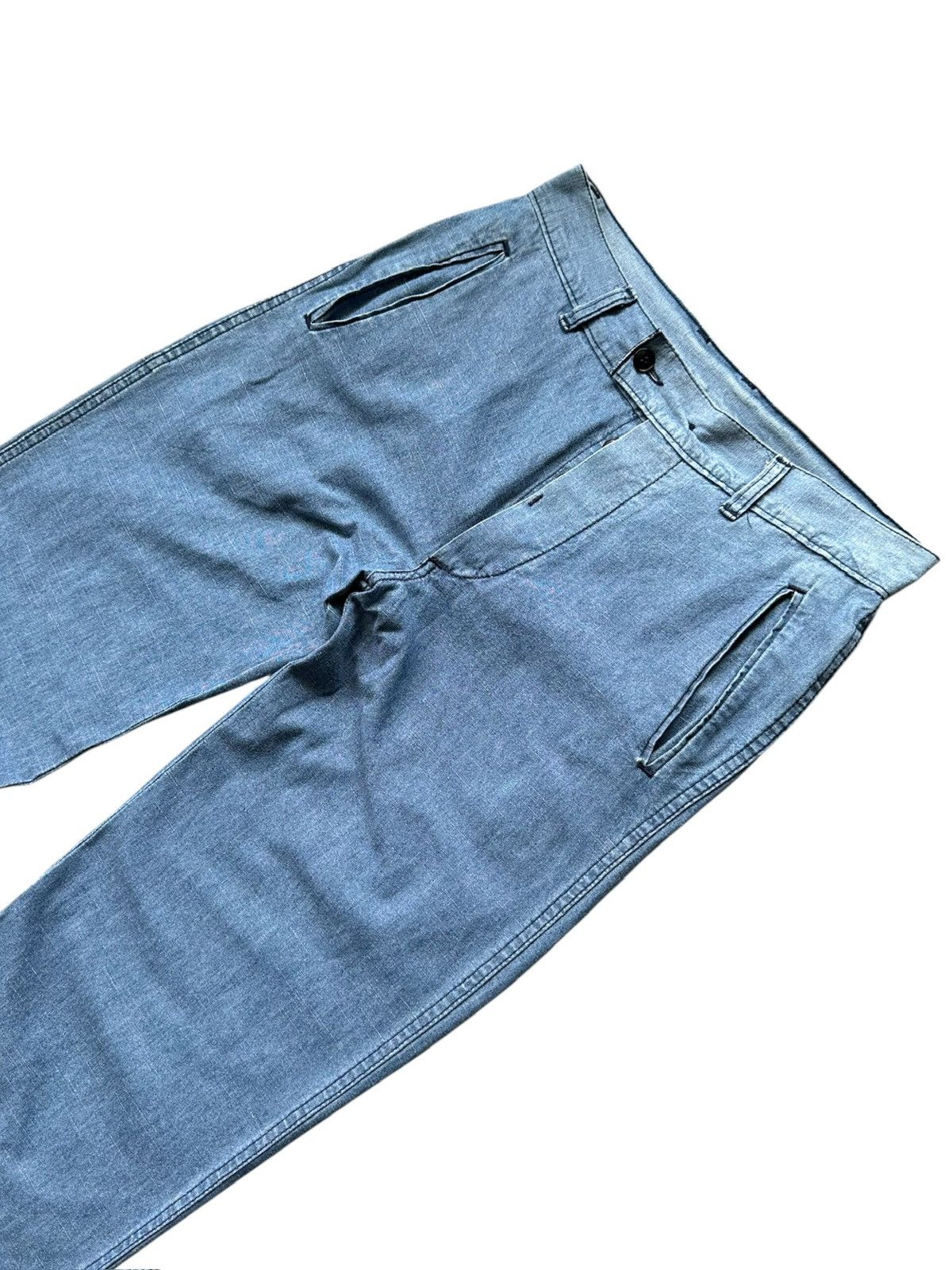 Issey Miyake 2001SS Zucca Travail - denim carpenter pant Size US 29 - 4 Thumbnail