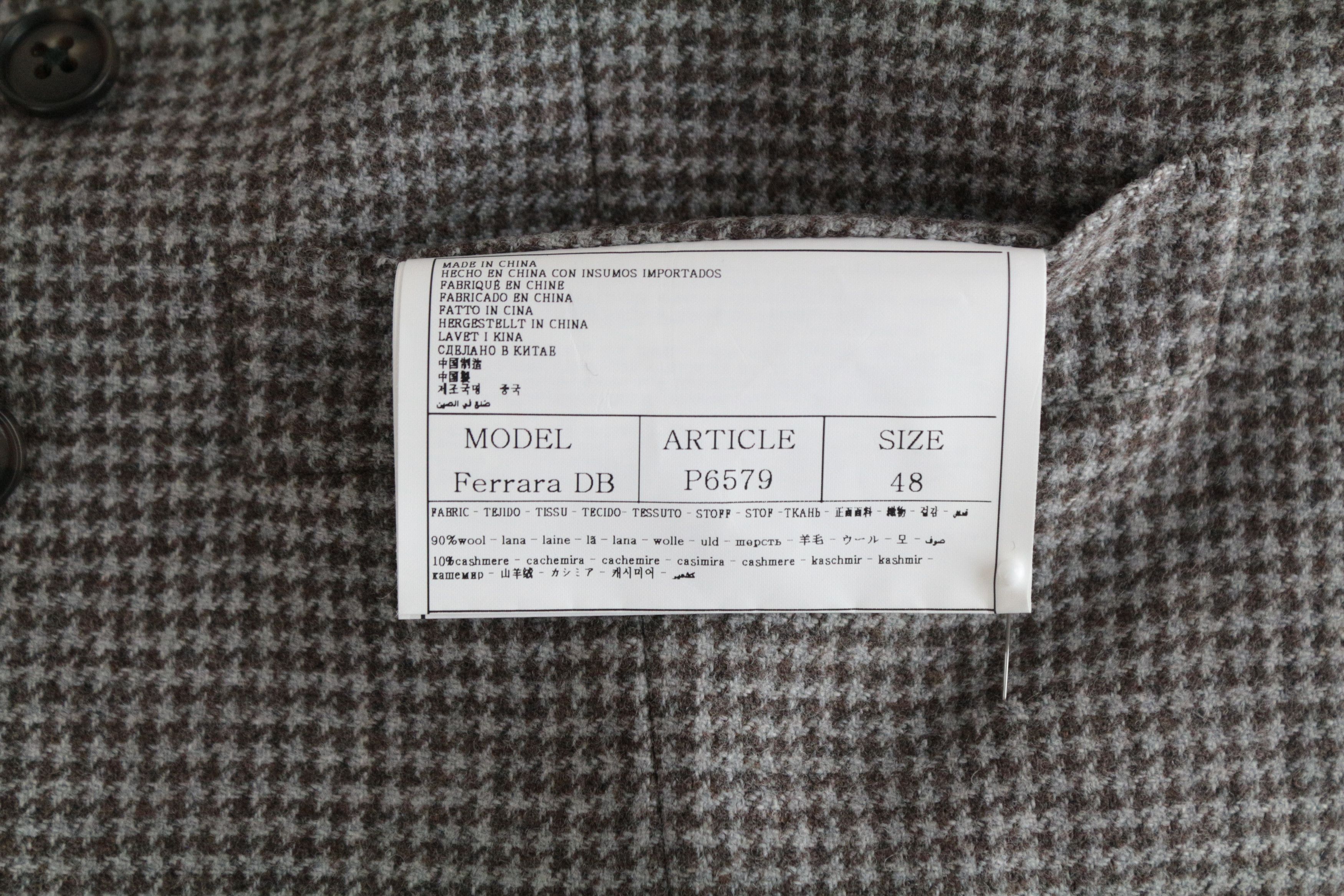 Suitsupply HAVANA UK328R Grey Wool Cashmere Suit 67233 Size 38R - 17 Thumbnail
