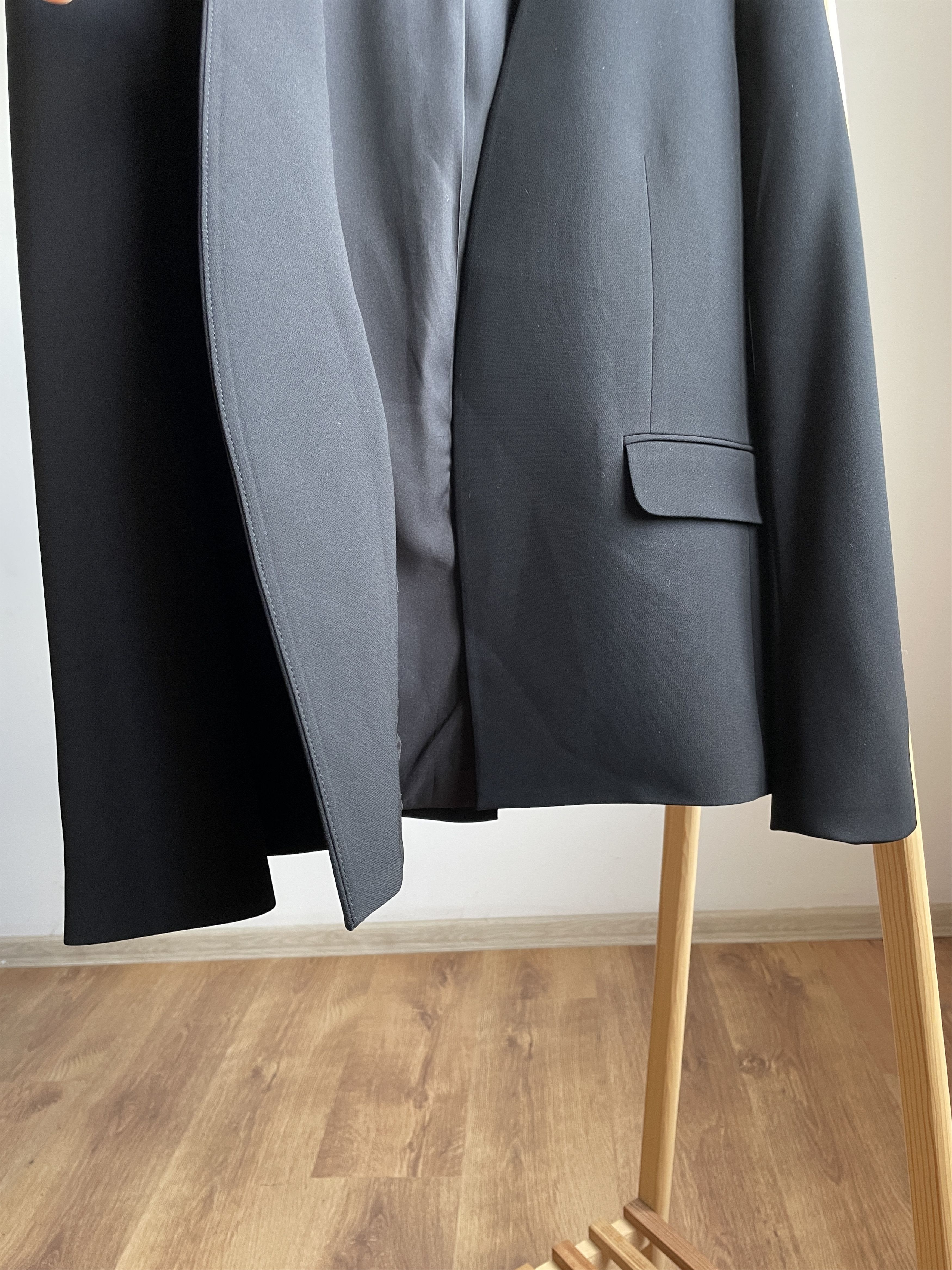 Theory Theory Niransi Admiral Crepe Open Front Blazer Womens Blazer Size L / US 10 / IT 46 - 5 Thumbnail