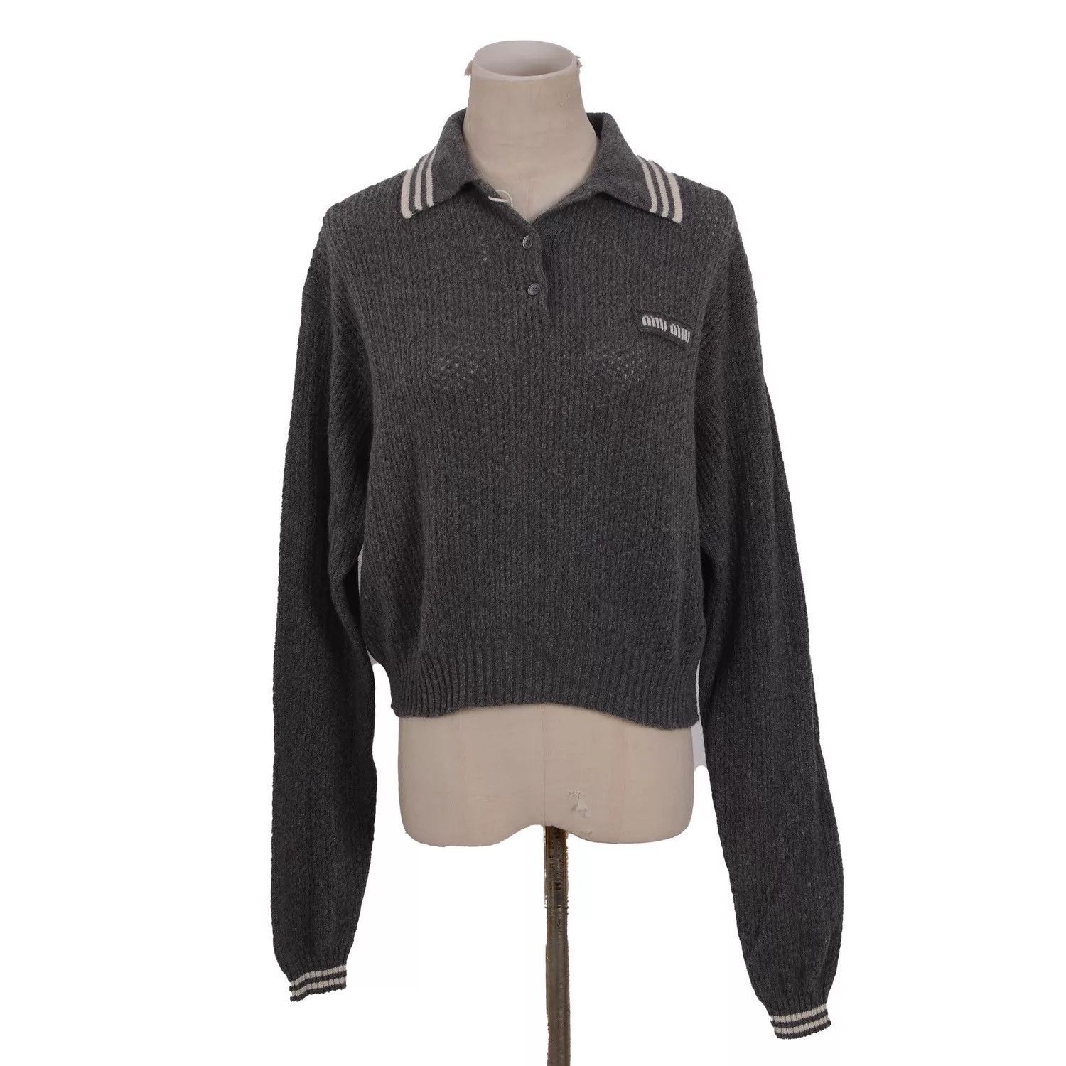 Miu Miu MIU MIU women's knit sweater Size XS / US 0-2 / IT 36-38 - 1 Thumbnail