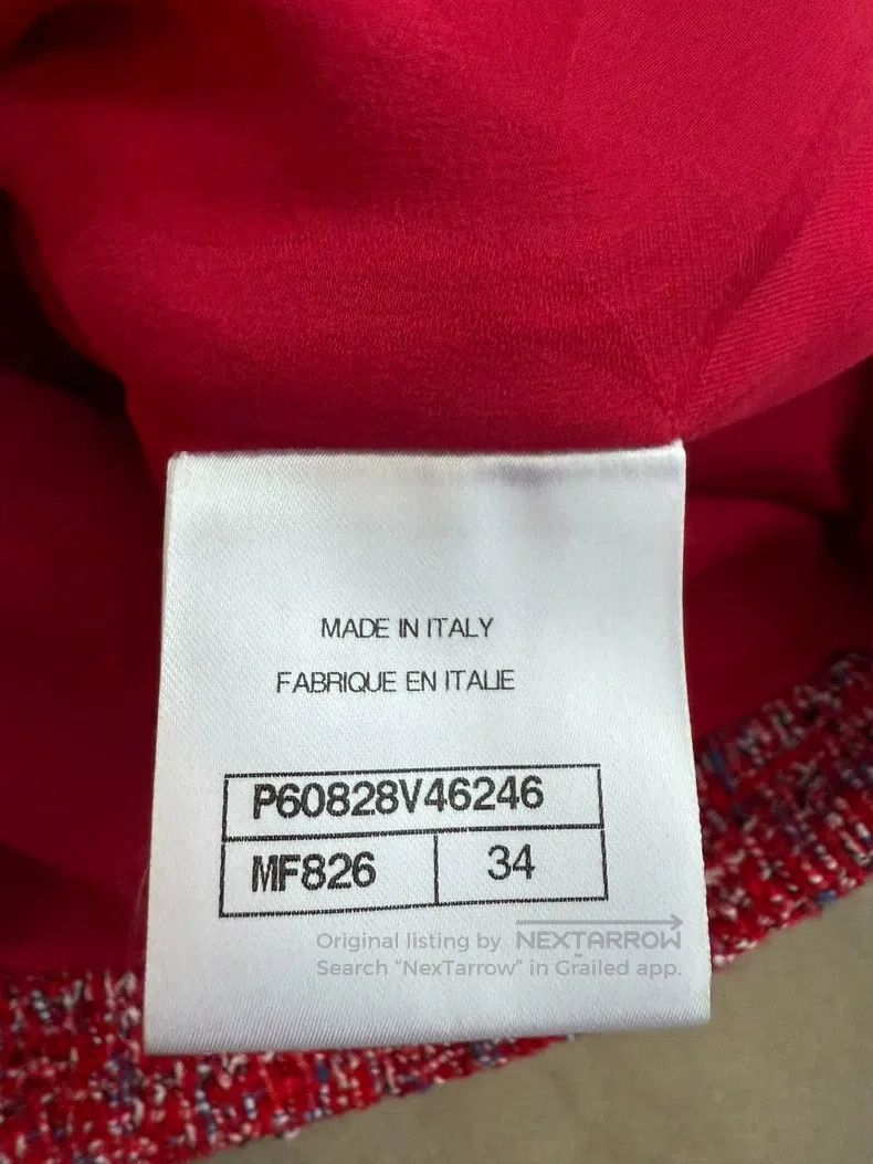 Chanel Chanel 19p ruffled red jacket Size XXS / US 00 / IT 34 - 4 Thumbnail