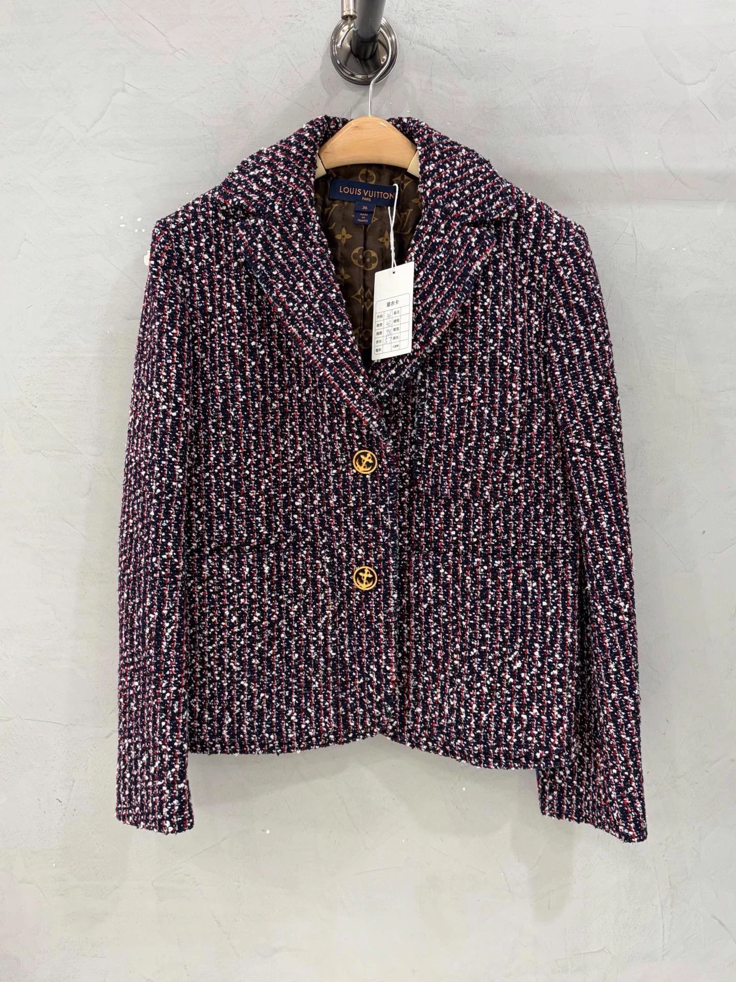 Louis Vuitton LV 23 Jin Chen x Ancre Tweed 36 Deadstock Size XS / US 0-2 / IT 36-38 - 1 Thumbnail