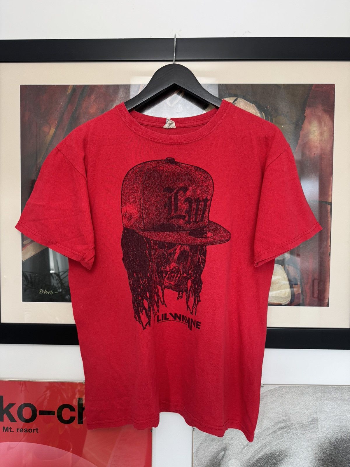 Lil Wayne Vintage Y2k Og License Rap Tee Weezy Red Hip Hop