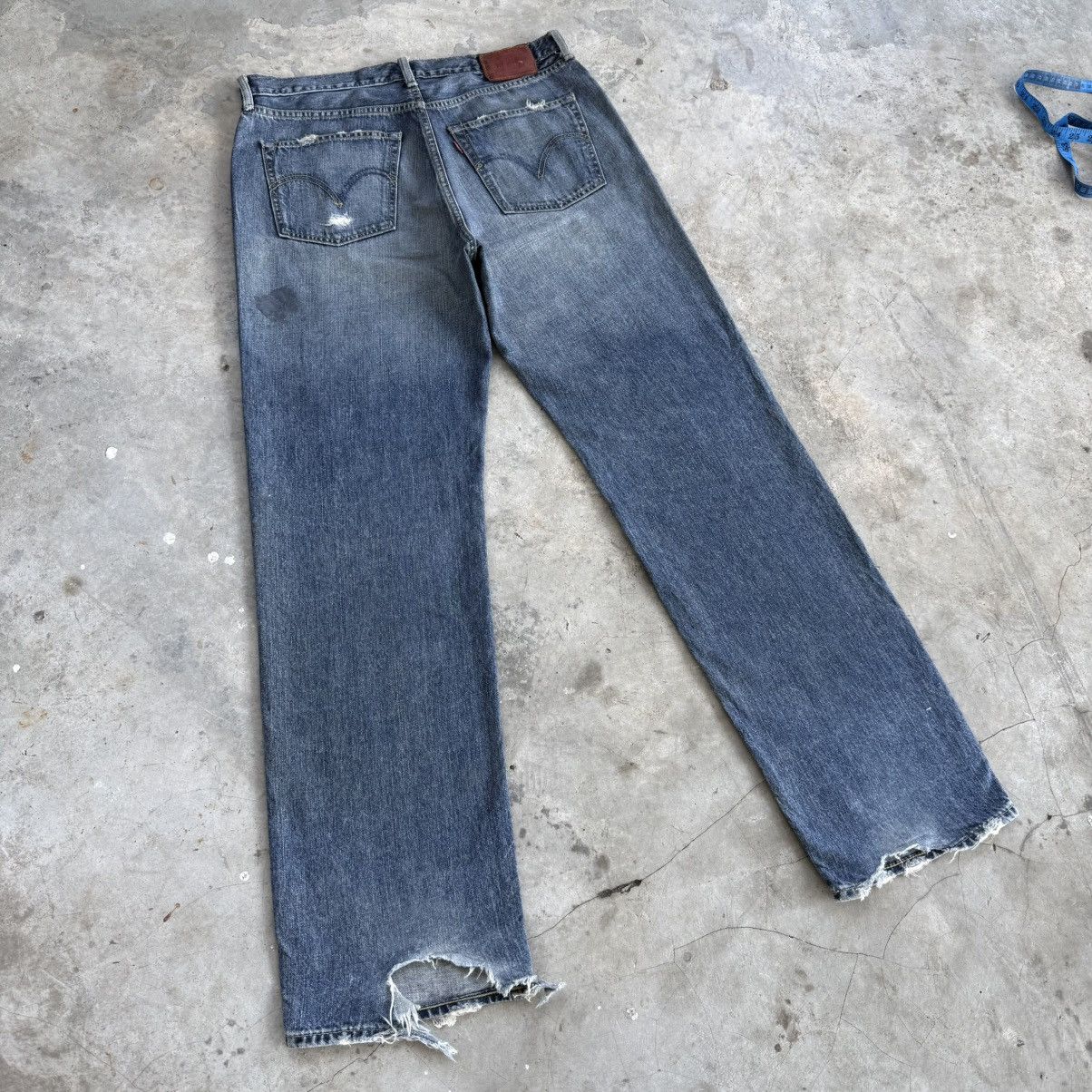 Levi's Vintage Clothing W36x33 Vintage Levi's 502 Faded Denim Jean Pants Size US 36 / EU 52 - 2 Thumbnail