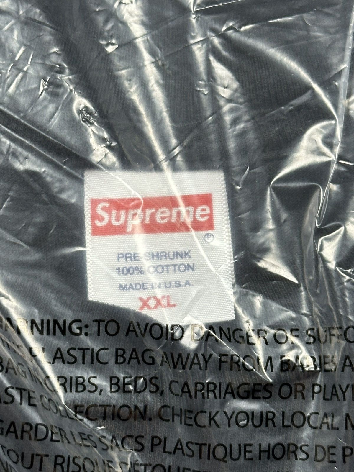 Supreme Supreme Banner Tee - Black - XXL - FW23 Size US XXL / EU 58 / 5 - 5 Thumbnail