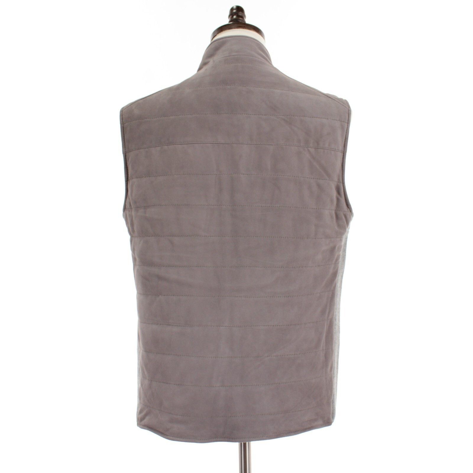 Luciano Barbera Luciano Barbera Vest Size M US In Gray Leather Size US M / EU 48-50 / 2 - 4 Thumbnail