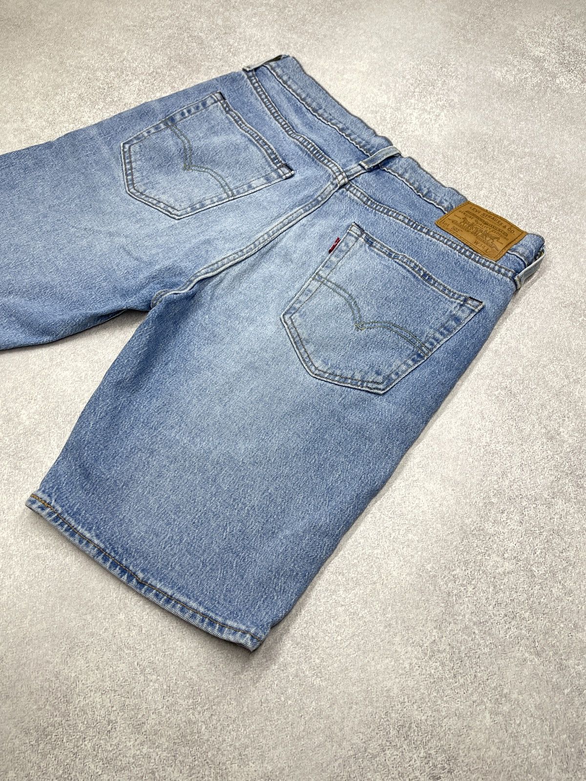 Levi's Mens Levis 502 Premium Denim Shorts Blue Size 34 Size US 34 / EU 50 - 3 Thumbnail