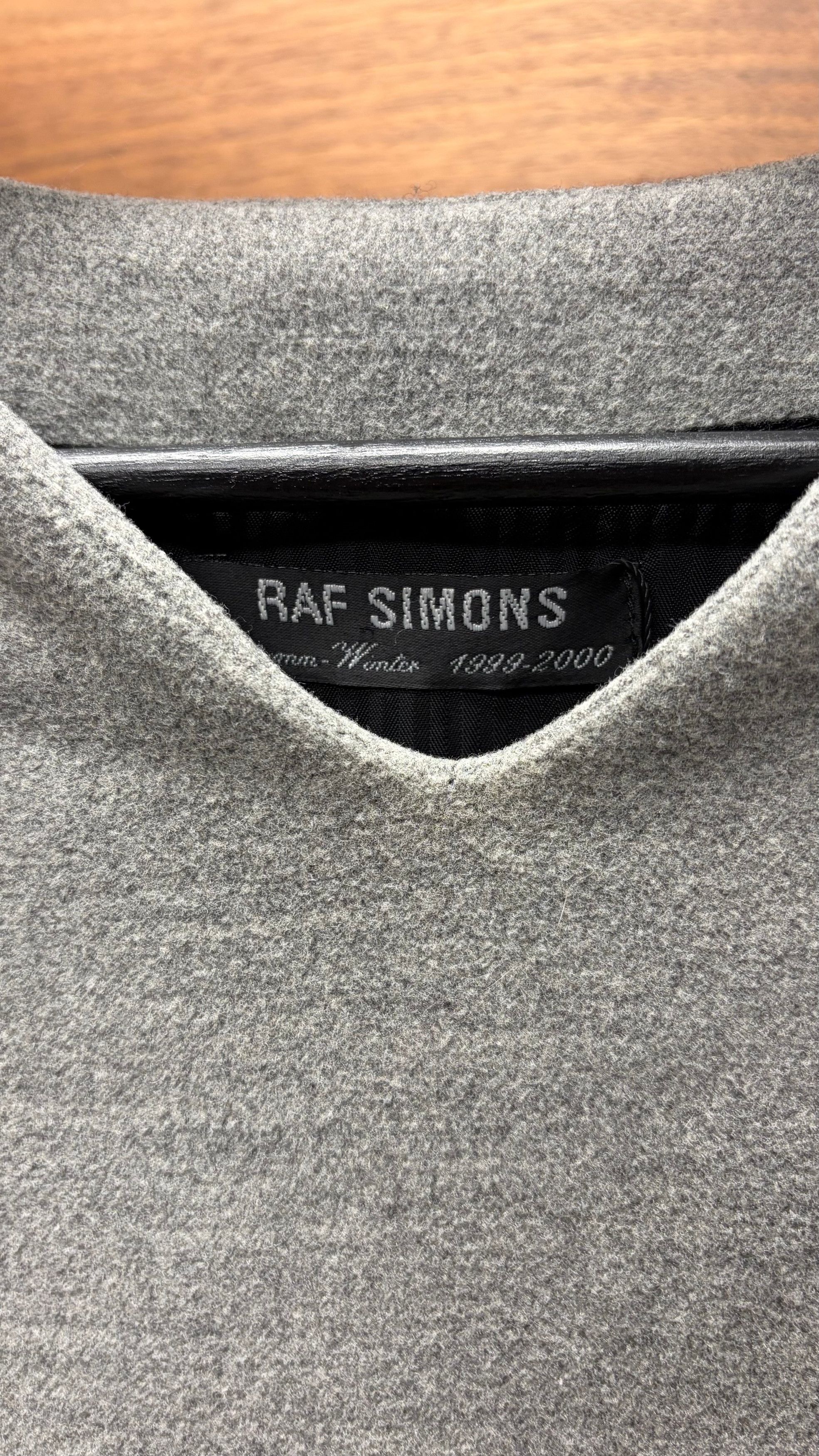 Raf Simons AW1999 Raf Simons Wool Sweater with Suiting Lined Interior Size US M / EU 48-50 / 2 - 2 Thumbnail
