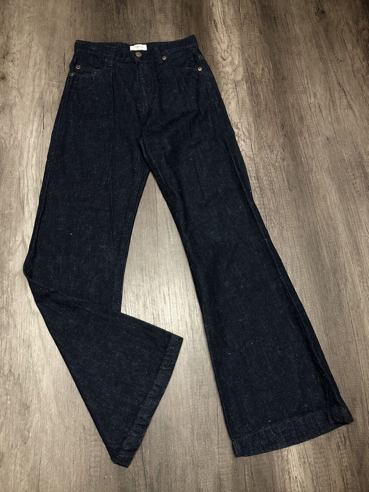 Designer × Japanese Brand × Vintage Vintage Denim Ungrid Flared Boot Cut Leg Jeans Size 27" / US 4 / IT 40 - 8 Thumbnail