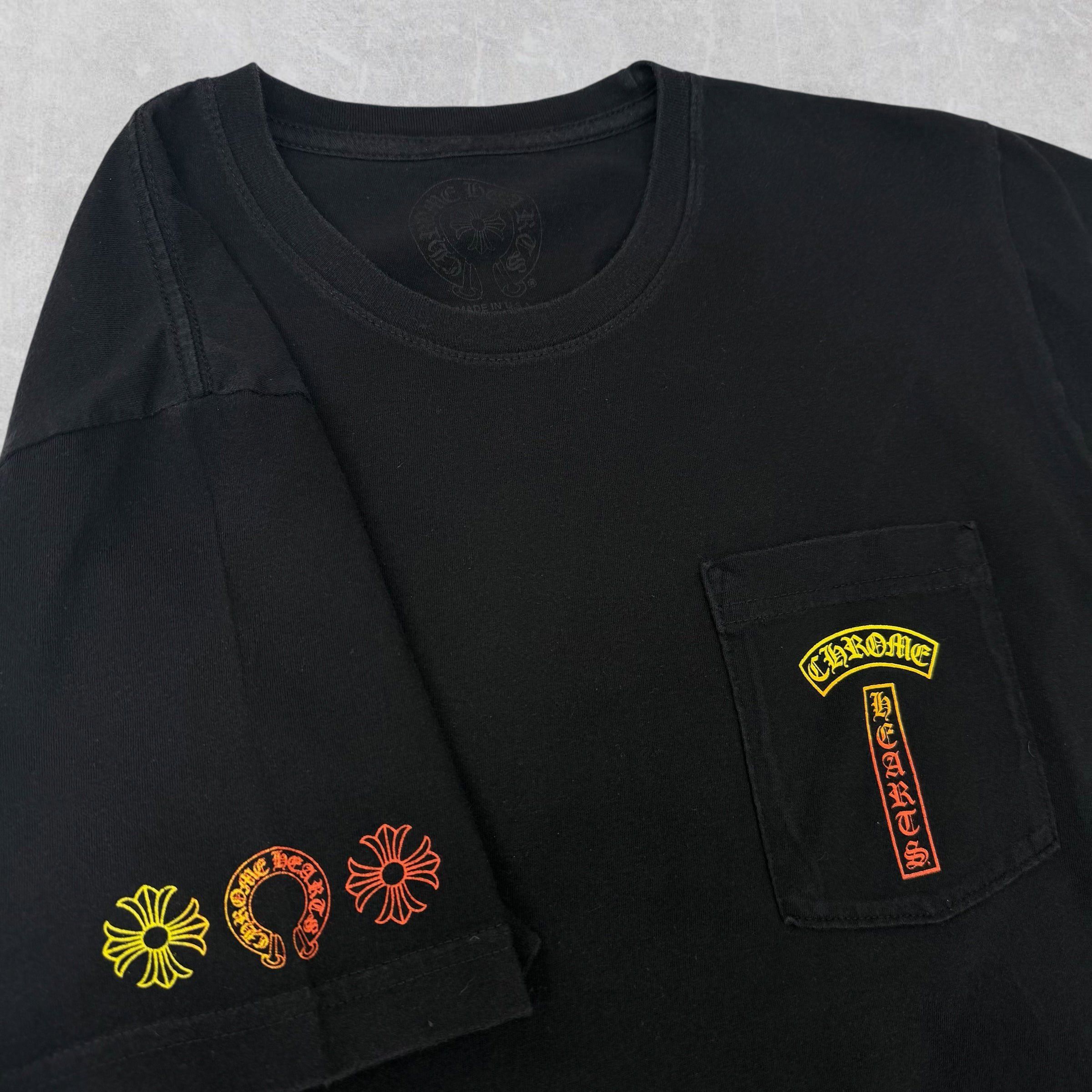 Chrome Hearts Chrome Hearts Gradient Logo Tee Black L Size US L / EU 52-54 / 3 - 4 Thumbnail