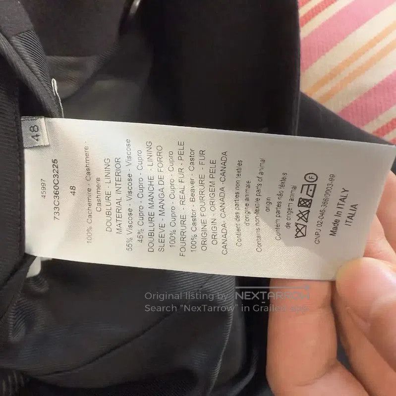 Other Dior Men's Black Wool Winter Coat . Size US L / EU 52-54 / 3 - 4 Thumbnail