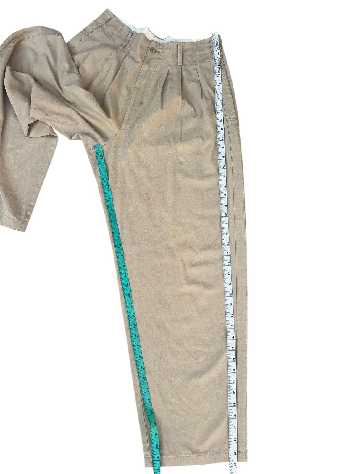 Yohji Yamamoto A/W 1993 Yohji Yamamoto Y’s For Men Stains Baggy Trouser Size US 31 - 6 Thumbnail