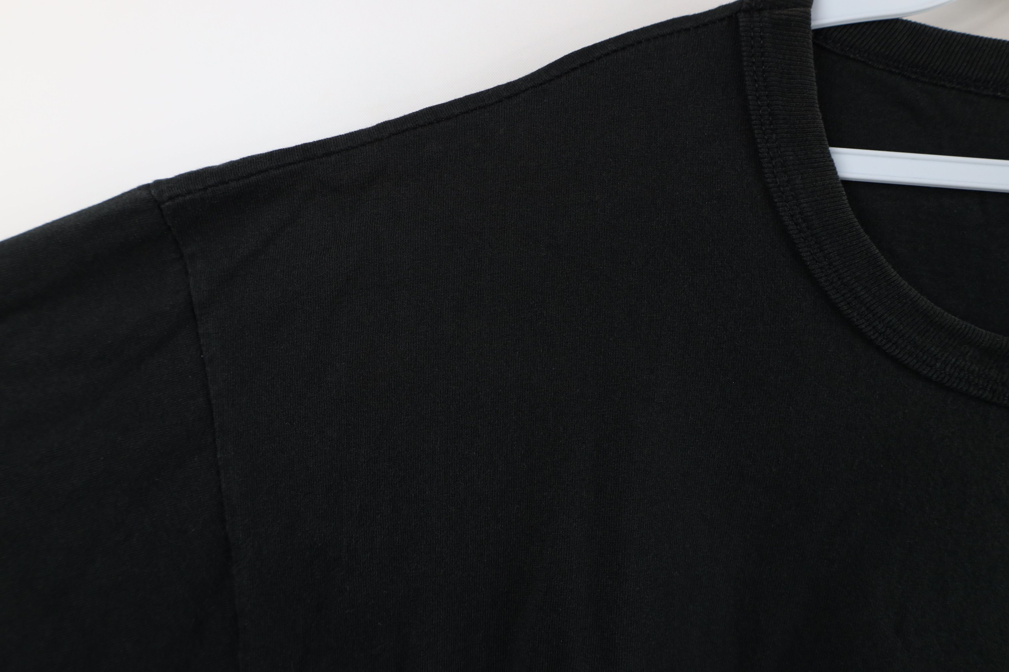 Vintage Vintage 90s Streetwear Heavyweight Cotton T-Shirt Black Size US XXL / EU 58 / 5 - 8 Thumbnail