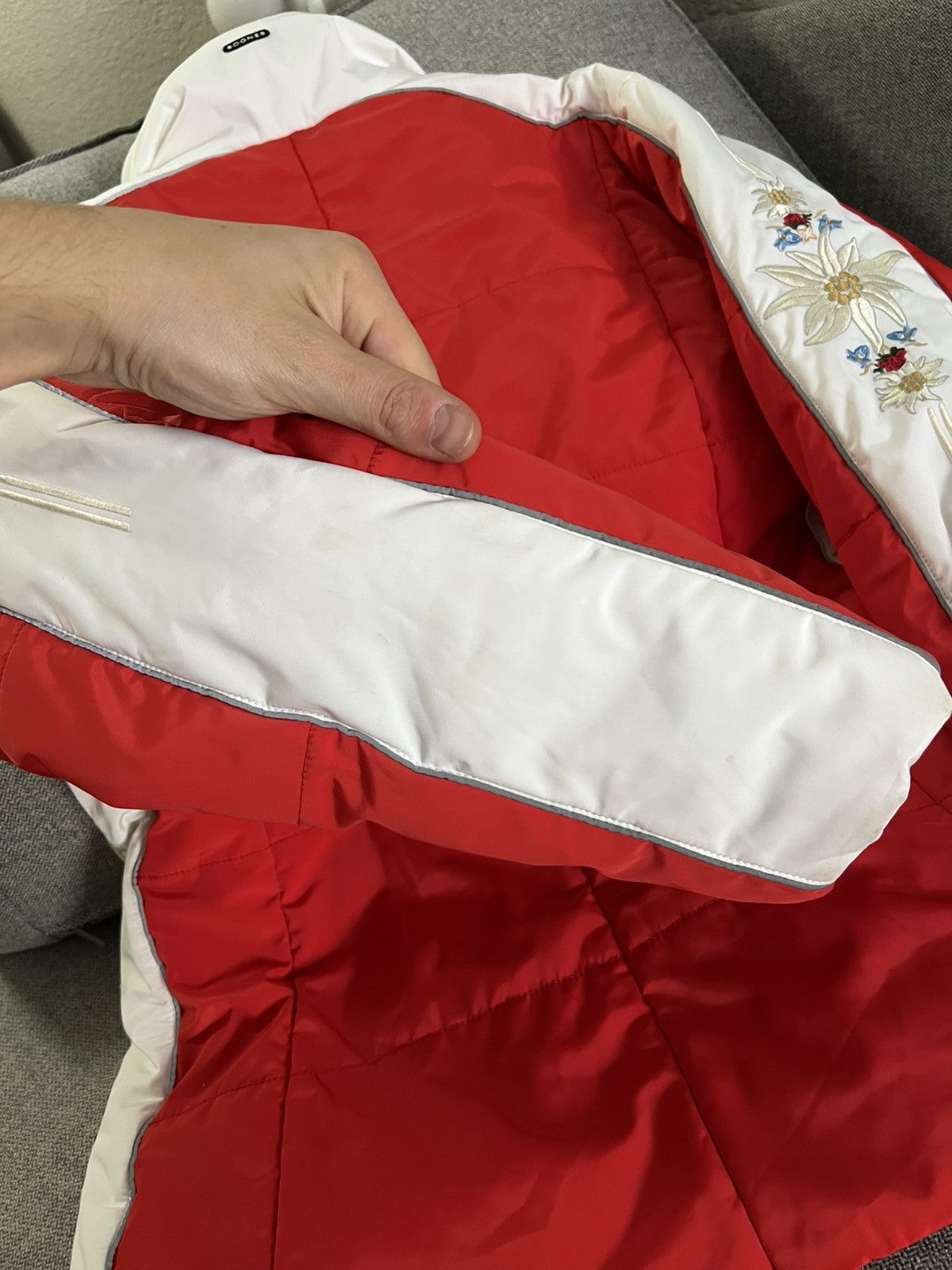 Bogner Vintage Bogner Women's Premium Ski Jacket Red White Size S / US 4 / IT 40 - 16 Thumbnail