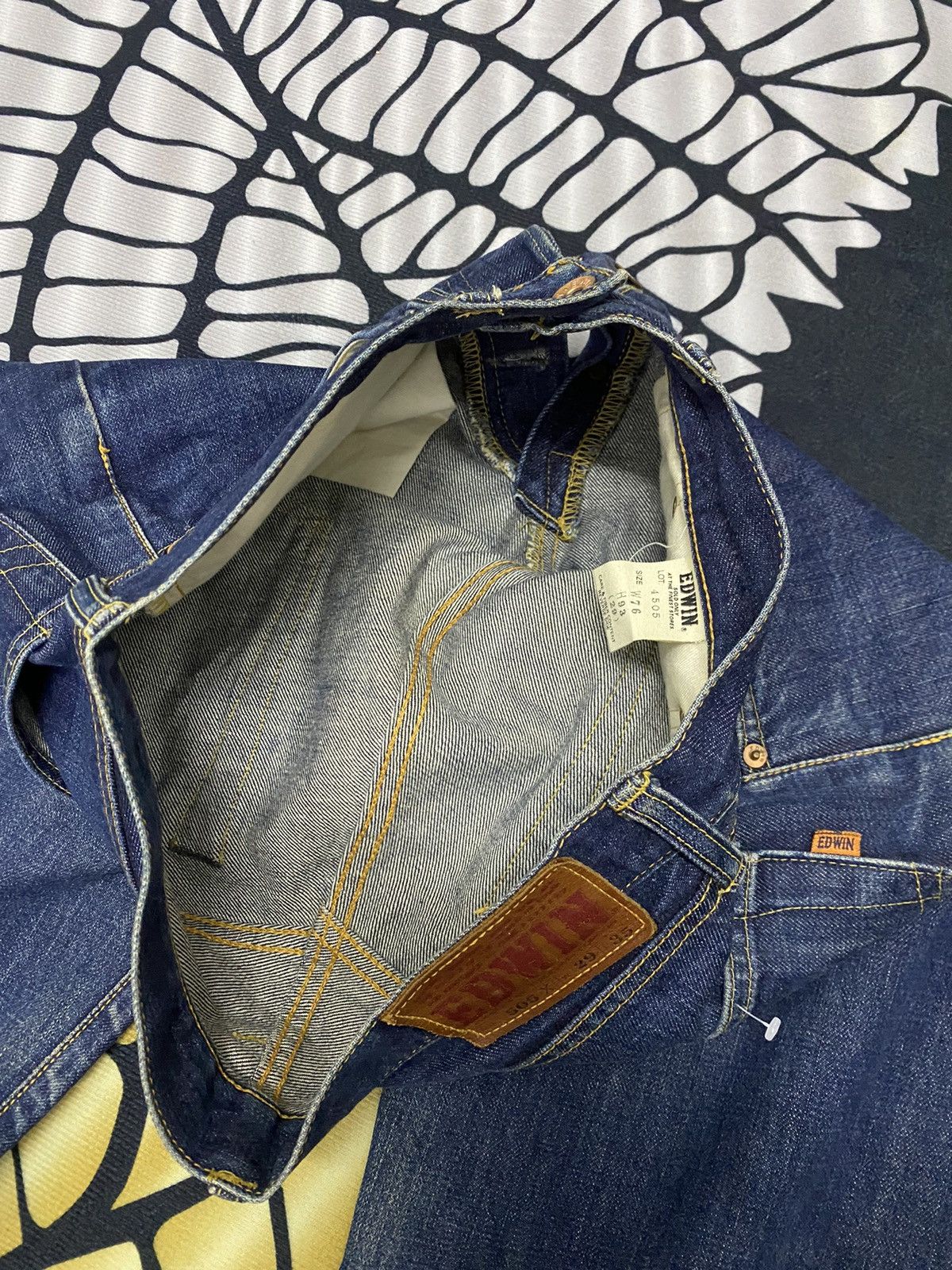 Edwin Edwin Selvedge Denim Jeans Distressed Size US 29 - 10 Thumbnail