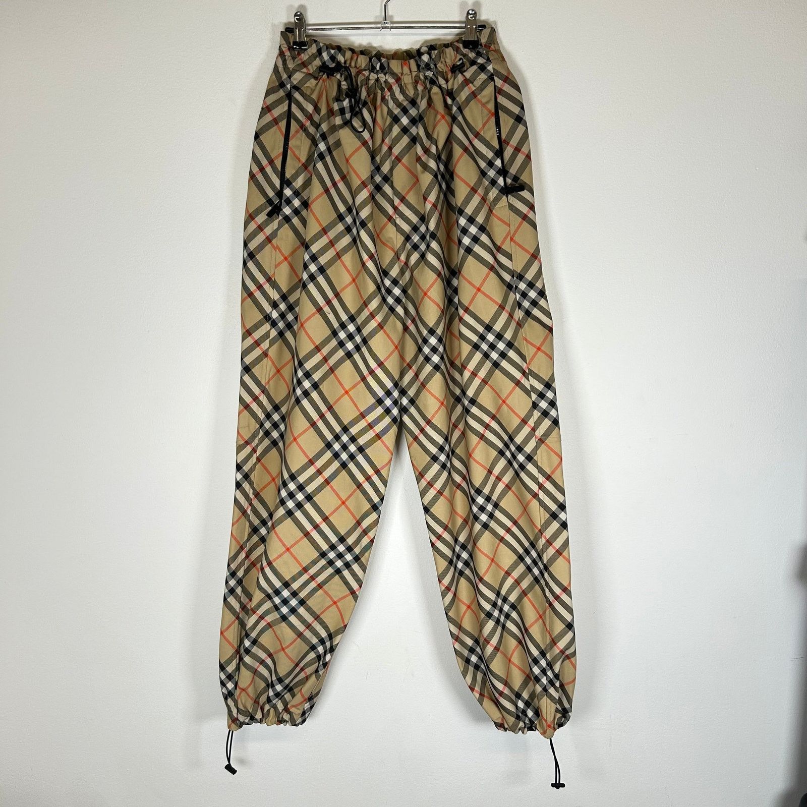 Burberry Burberry SS25 Check Twill Track Pants Size L Size US 34 / EU 50 - 1 Thumbnail