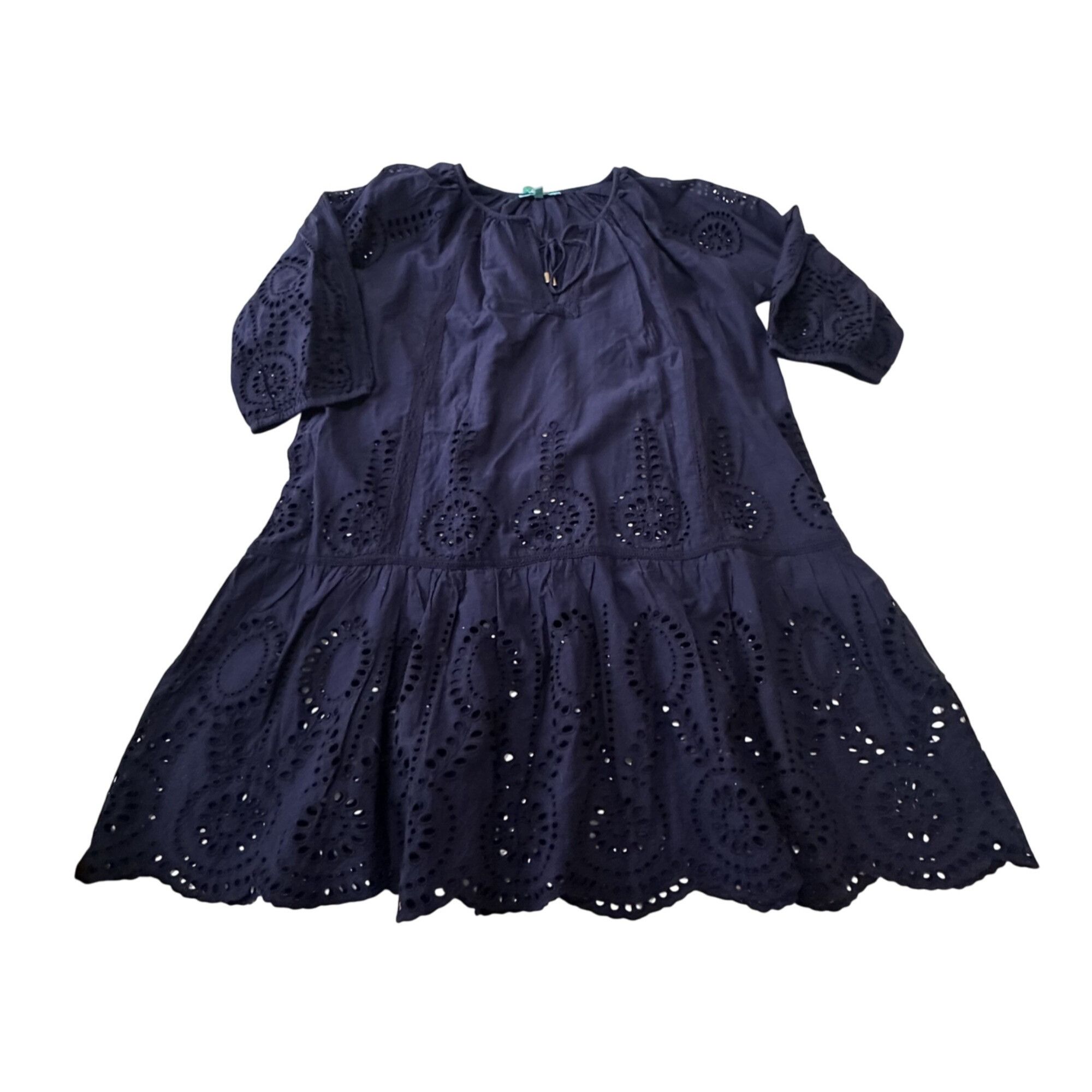 Other Melissa Odabash Ashley Eyelet Cotton Mini Dress, S NWT Size S / US 4 / IT 40 - 9 Thumbnail