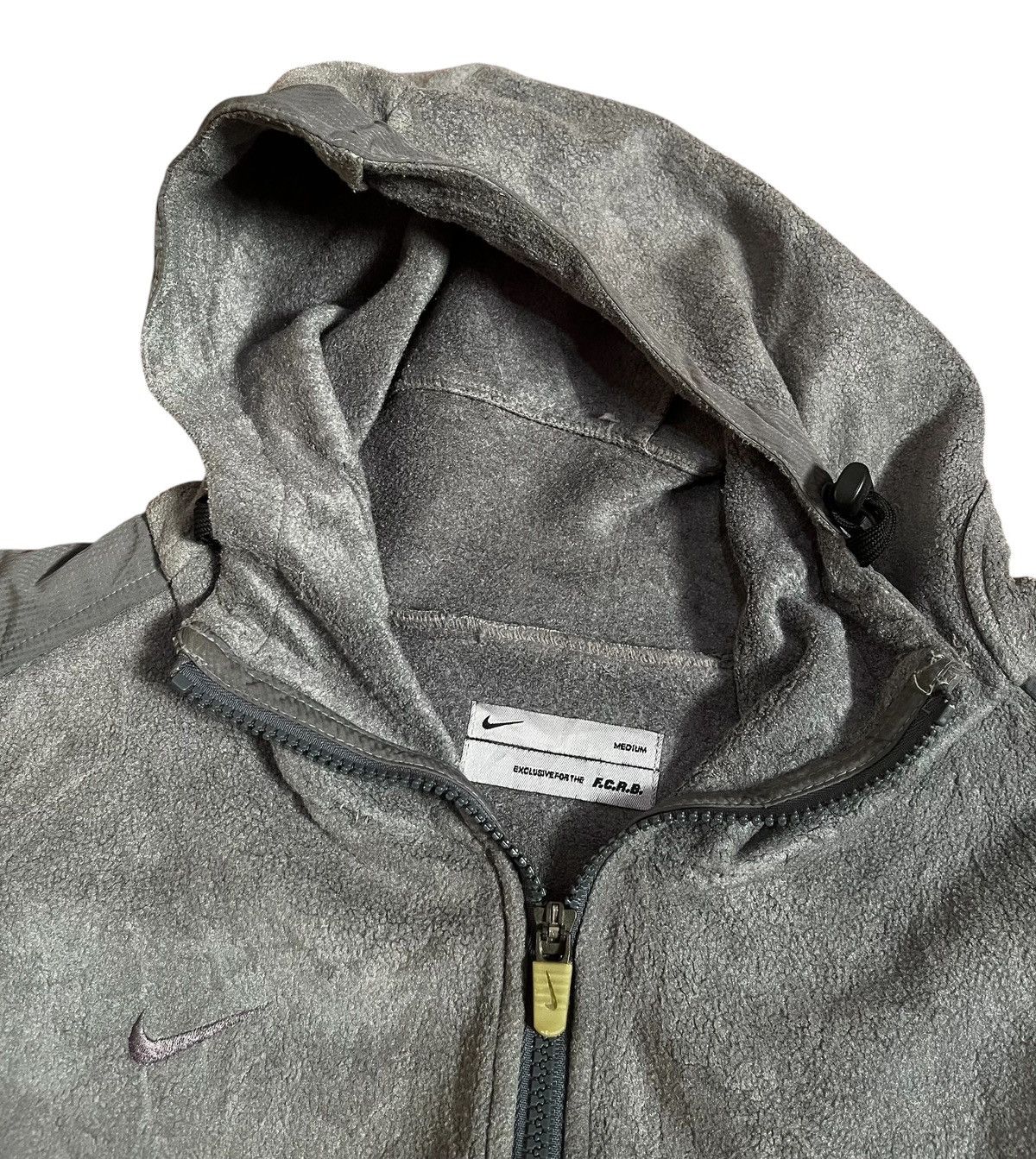 Nike Vintage nike F.C.R.B zip up hooded jacket Size US M / EU 48-50 / 2 - 2 Thumbnail