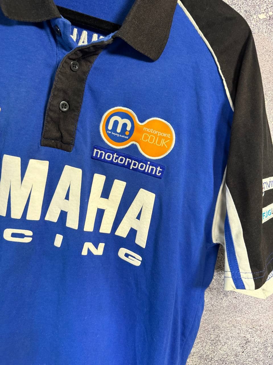 Vintage × Yamaha Vintage Yamaha Rob Mac Racing Superbike Moto Polo Shirt Size US L / EU 52-54 / 3 - 9 Thumbnail