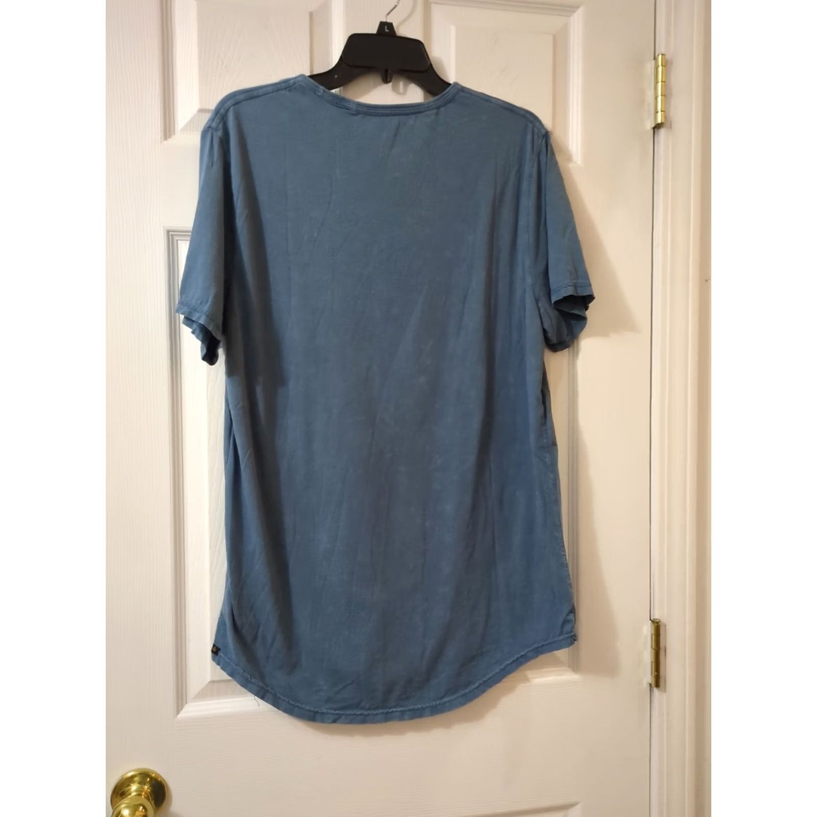 Buffalo David Bitton Buffalo David Bitton T-Shirt Men Size L Pocket Short Sleeve Blue Crew Neck Cotton Polyester Regular Shirt Size US L / EU 52-54 / 3 - 4 Thumbnail