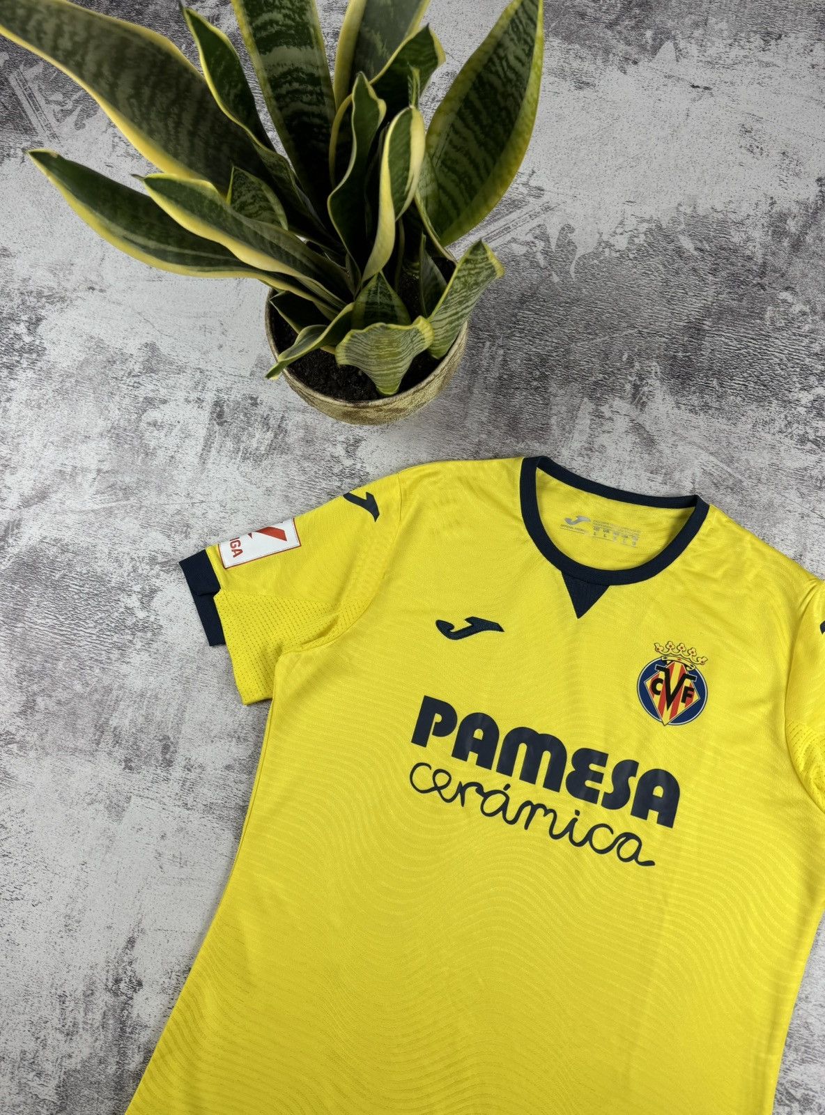 Joma Villareal 2023/2024 Home La Liga Football Jersey Shirt Tee Size US L / EU 52-54 / 3 - 4 Thumbnail