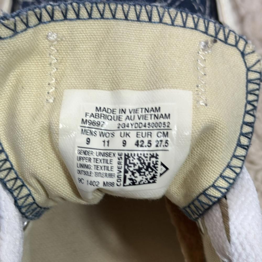 Converse Converse Navy and White Sneakers Size US 9 / EU 42 - 9 Thumbnail