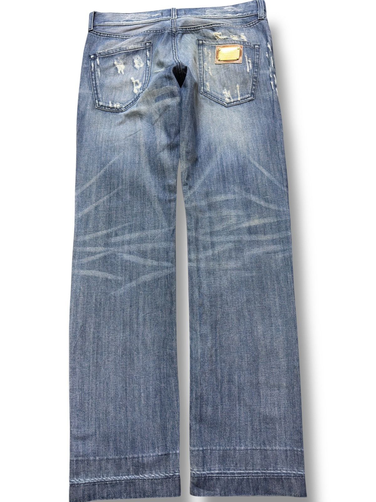 Dolce & Gabbana Vintage Dolce&Gabbana Mudwash Grunge Distressed Denim Size US 33 - 4 Thumbnail