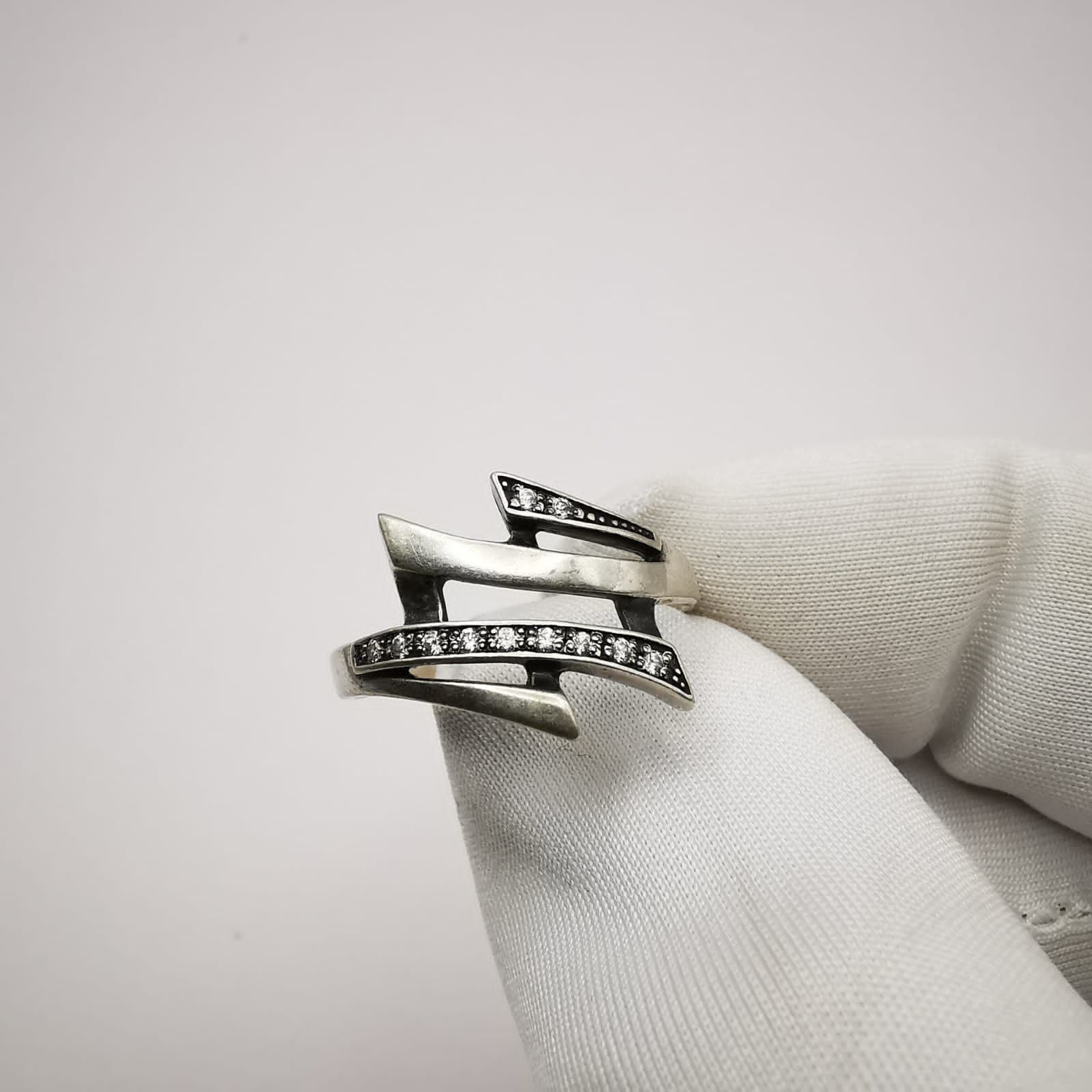 Vintage Vintage Women's Set,Ring,Earrings,925 Sterling Silver 7,7g Size ONE SIZE - 7 Thumbnail