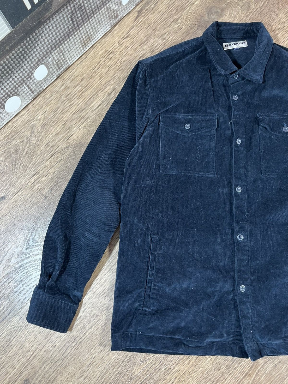 Barbour Barbour Camicia Ny91 Navy Blue MOS0069 Size US XL / EU 56 / 4 - 2 Thumbnail