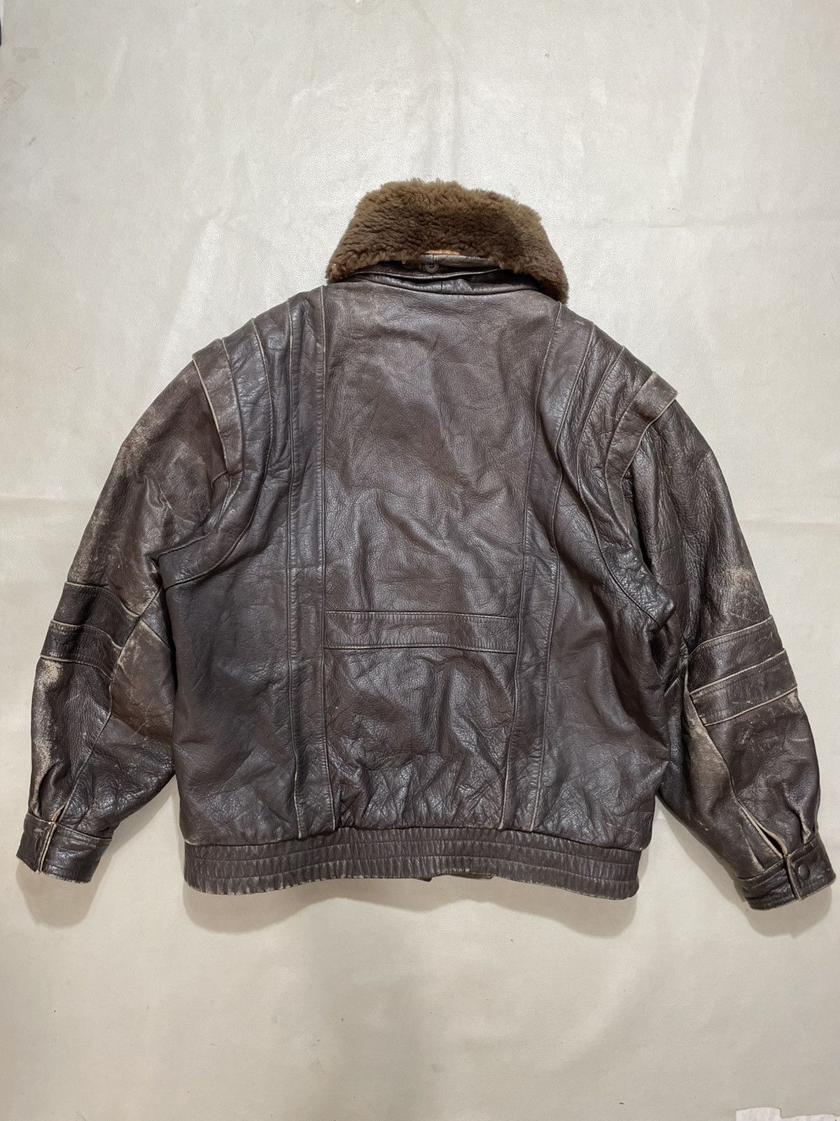 Vtg Issey Miyake Design Leather Fur Jacket D'hommeA'Homme