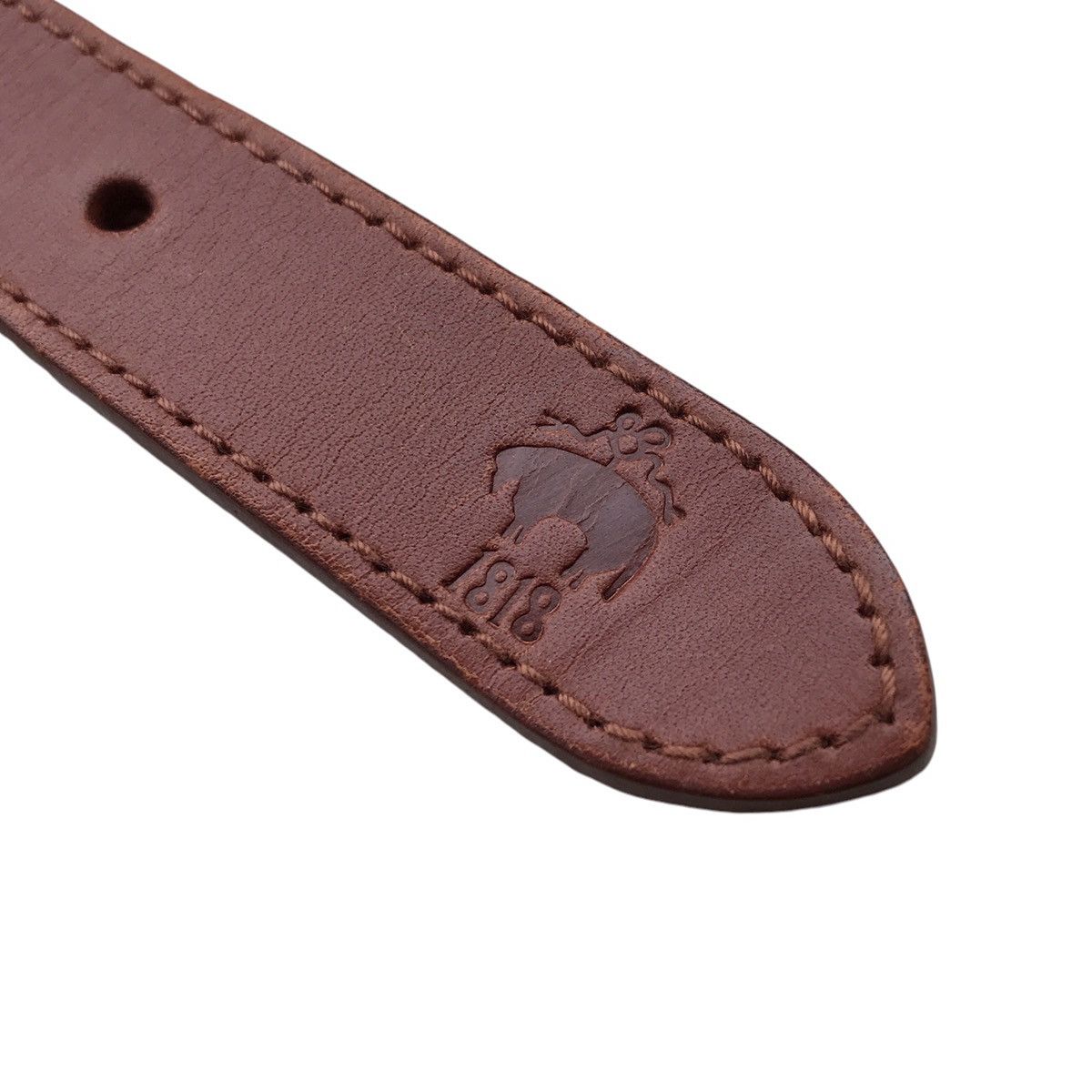 Brooks Brothers Brooks Brothers BNWT American Ivy Casual Cotton Leather Belt Size 32 - 6 Thumbnail