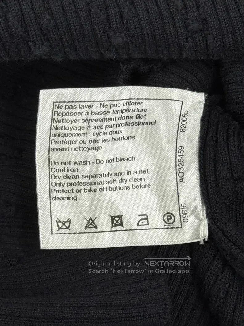Chanel Chanel Black V-neck knitted cardigan coat Size XS / US 0-2 / IT 36-38 - 6 Thumbnail