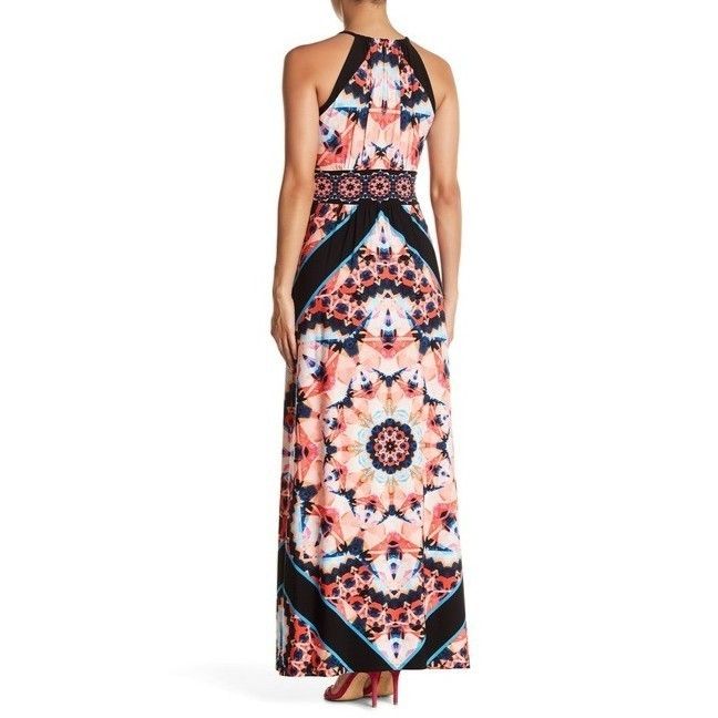 Other London Times Petite Techno Prism Print Maxi Dress $128 Size L / US 10 / IT 46 - 3 Thumbnail