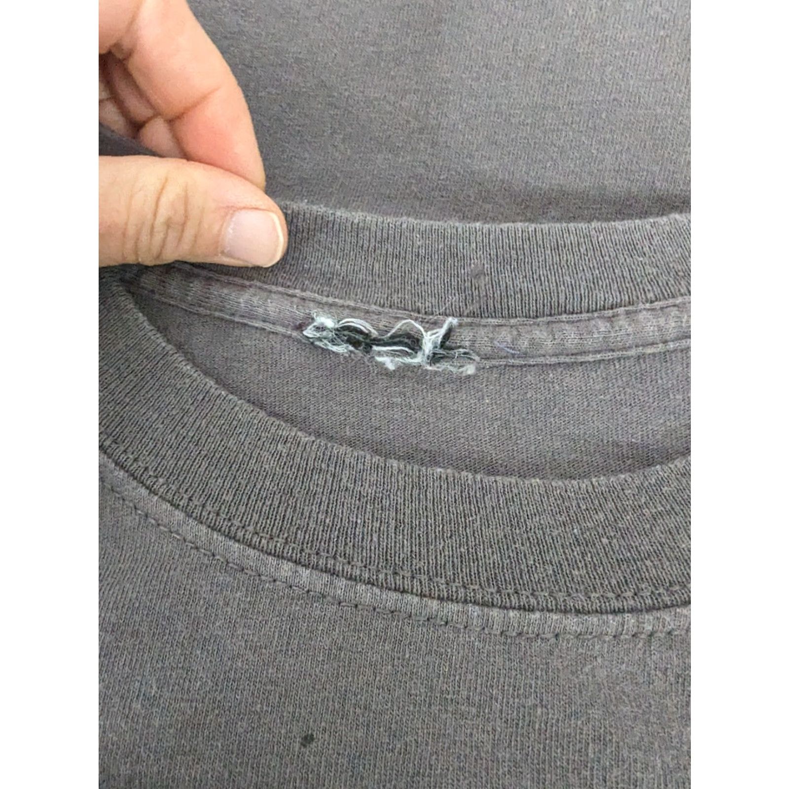 Vintage VINTAGE 00s Y2K Xtreme Pyro Disturbing the Peace Gray Crewneck T-shirt Men L Short Sleeve Cotton Logo Pattern Solid Crew Neck Size US L / EU 52-54 / 3 - 4 Thumbnail