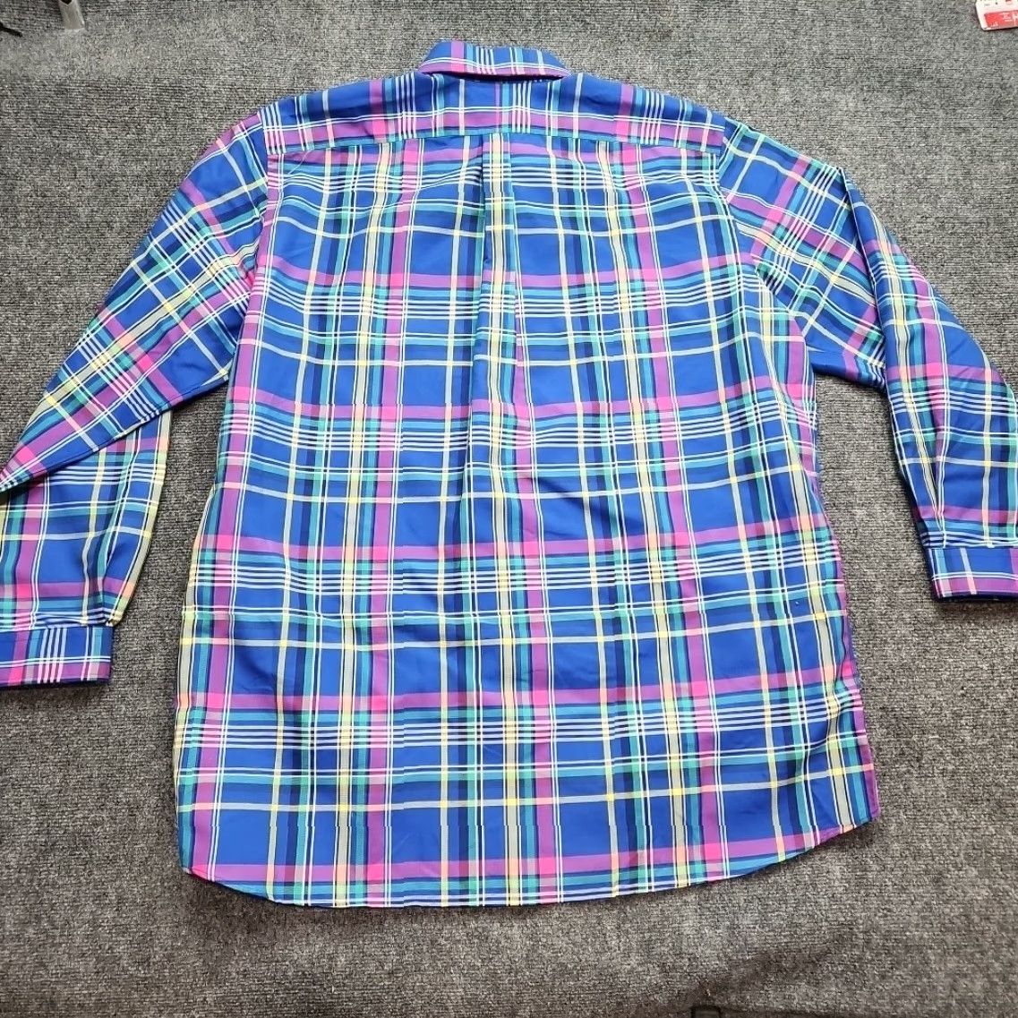 Polo Ralph Lauren Polo Ralph Lauren Men 2XLT Big Classic Fit Madras Plaid Performance Button Shirt Size US XXL / EU 58 / 5 - 5 Thumbnail