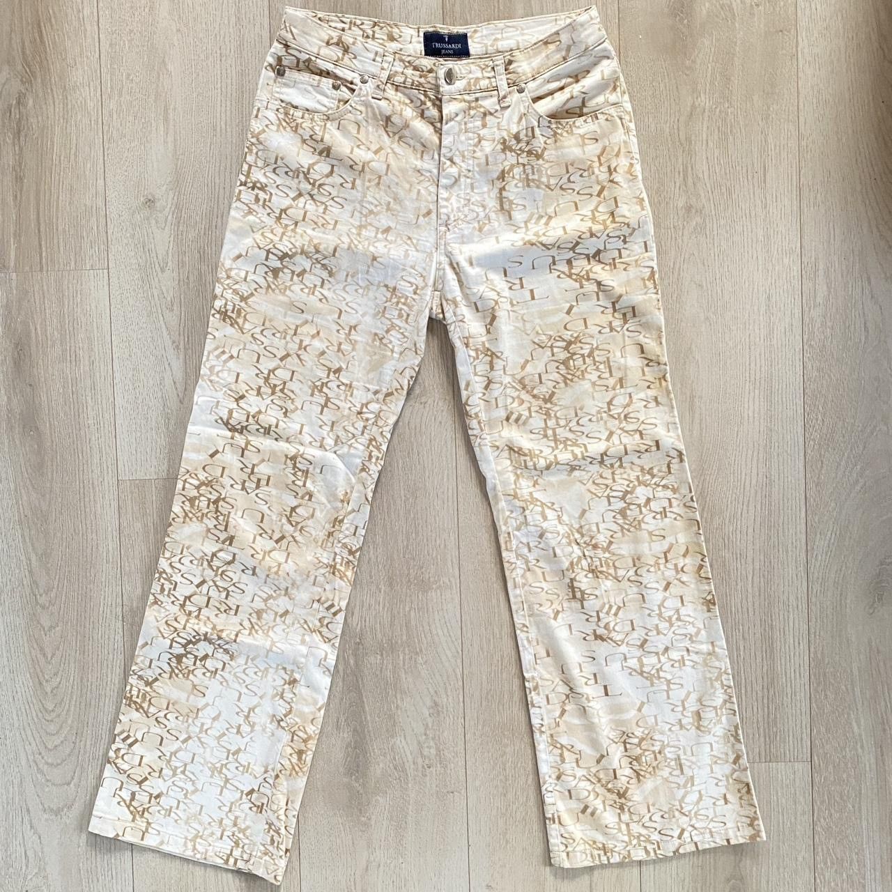 Trussardi Trussardi Y2K monogram logo jeans Size 28" / US 6 / IT 42 - 1 Thumbnail