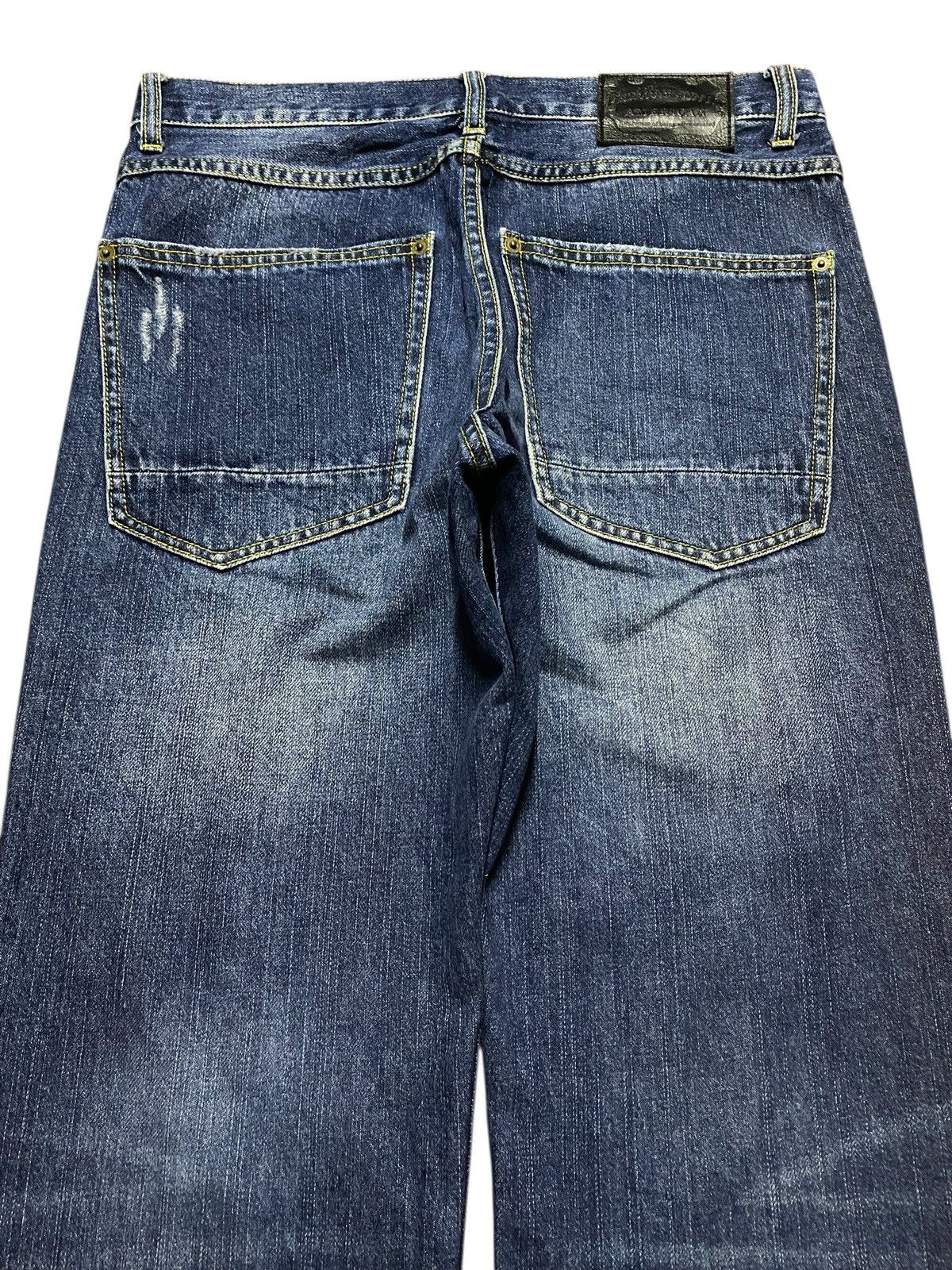 Prps Vintage Japanese Brand Blue Limitless Distressed Loose Jeans Size US 32 / EU 48 - 4 Thumbnail