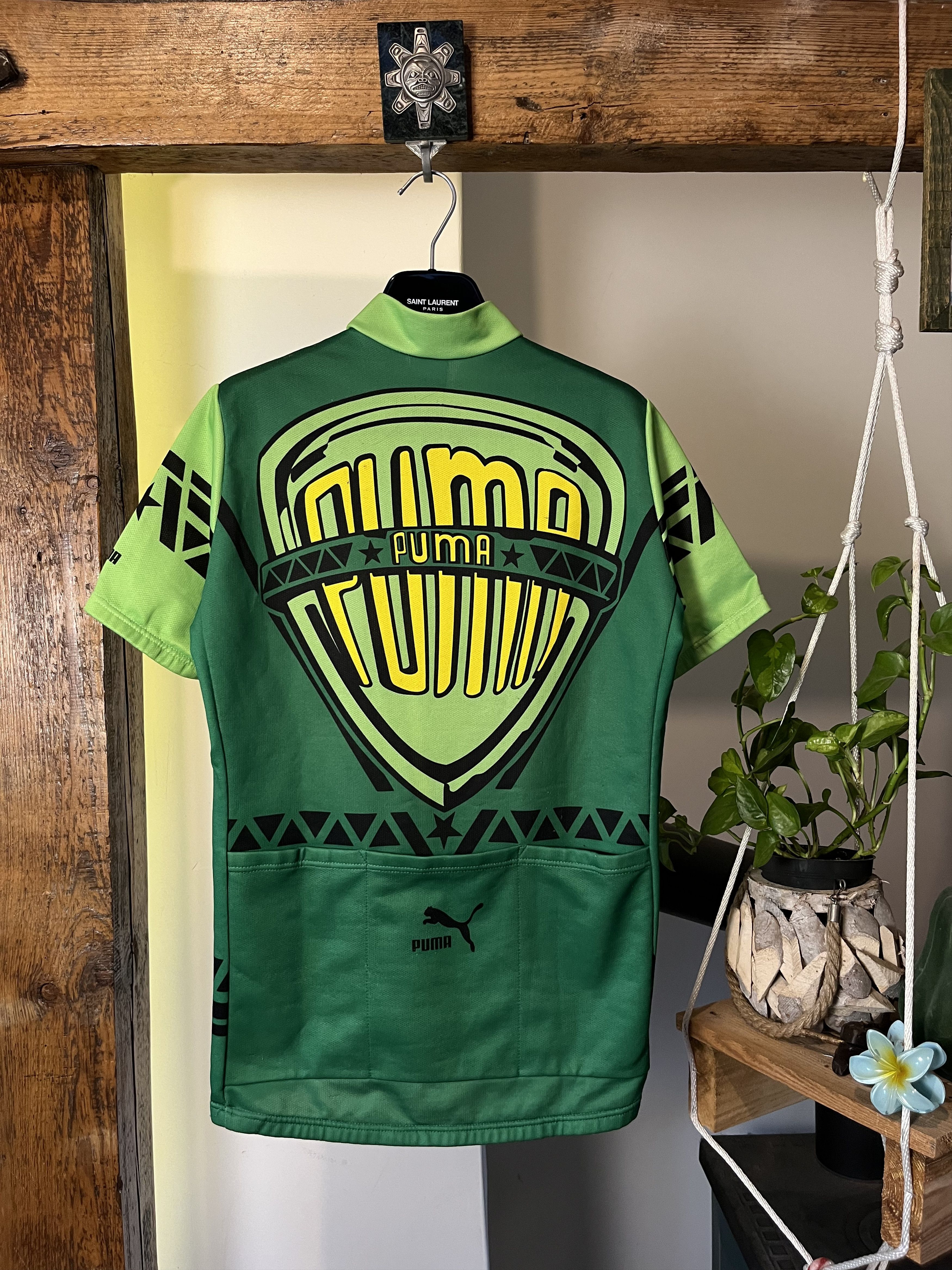 Puma Vintage 90s Puma Cyclingt Bike Jersey Size US L / EU 52-54 / 3 - 2 Thumbnail