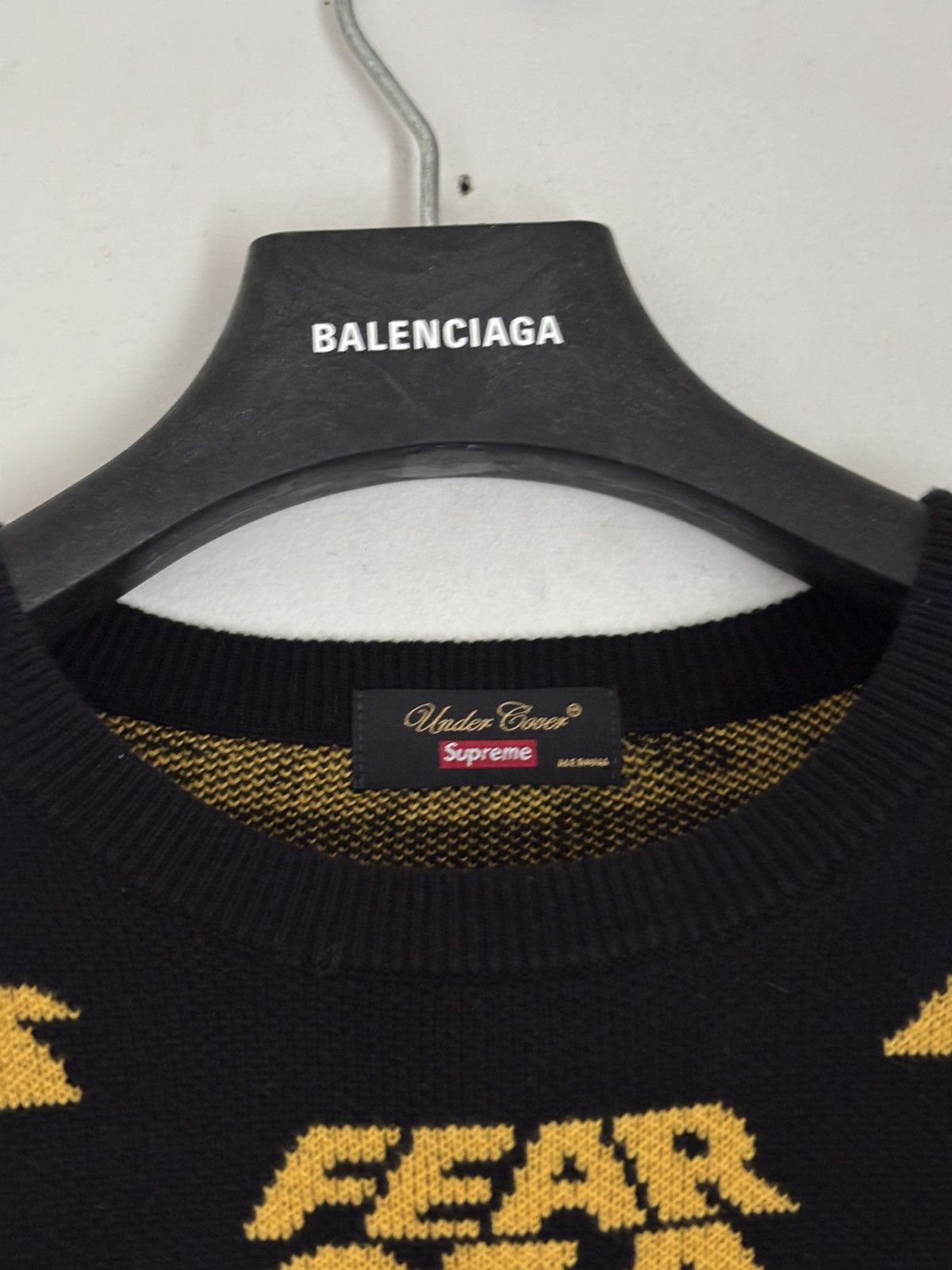 Public Enemy × Supreme × Undercover Supreme Undercover Public Enemy Sweater Size US M / EU 48-50 / 2 - 3 Thumbnail