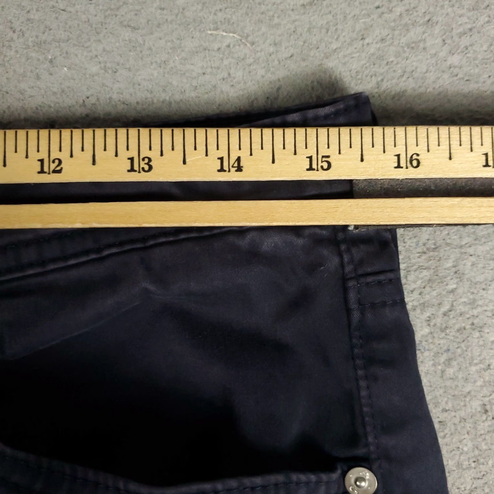Vintage VINTAGE AG Adriano Goldschmied Jeans Mens 31x28 Straight Leg Blue Cotton Pants Size US 31 - 3 Thumbnail