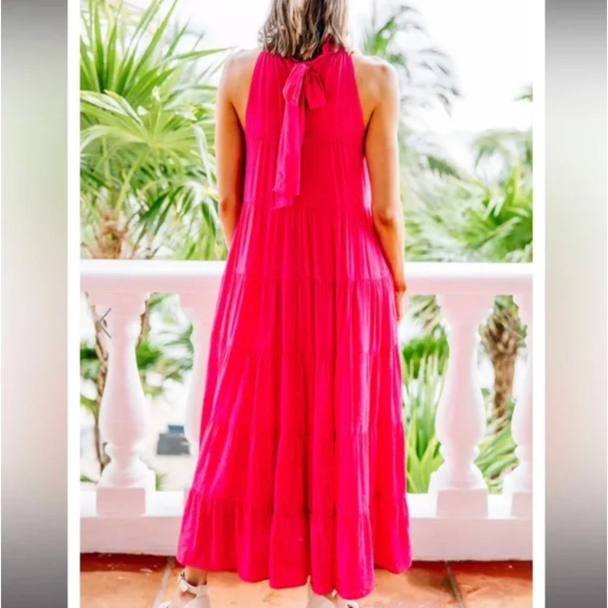 Etro ENTRO cheer up maxi dress in pink women's Size Small Size S / US 4 / IT 40 - 2 Thumbnail