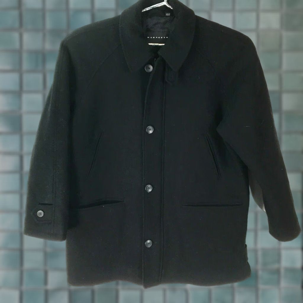 Baracuta VINTAGE Baracuta Men's Wool Blend Jacket Full Zip Black Size M Casual Outerwear Size US M / EU 48-50 / 2 - 1 Thumbnail