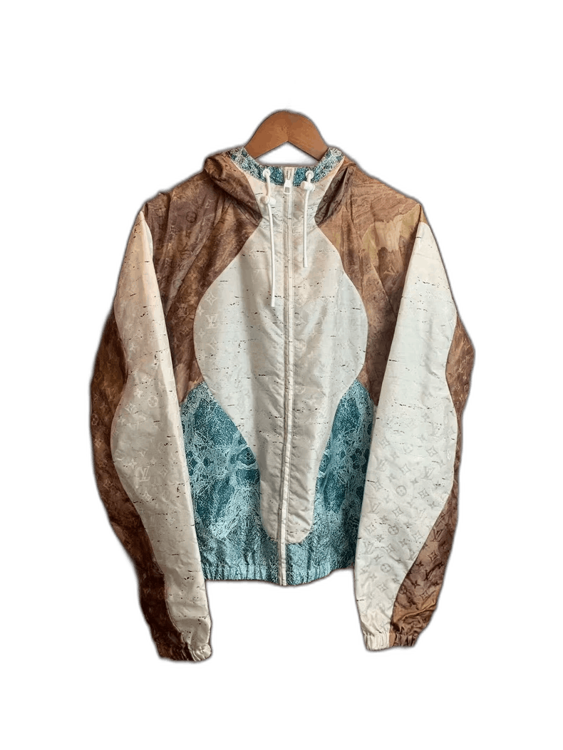 Louis Vuitton Louis Vuitton Marble Logo Hooded Jacket Size US L / EU 52-54 / 3 - 1 Thumbnail