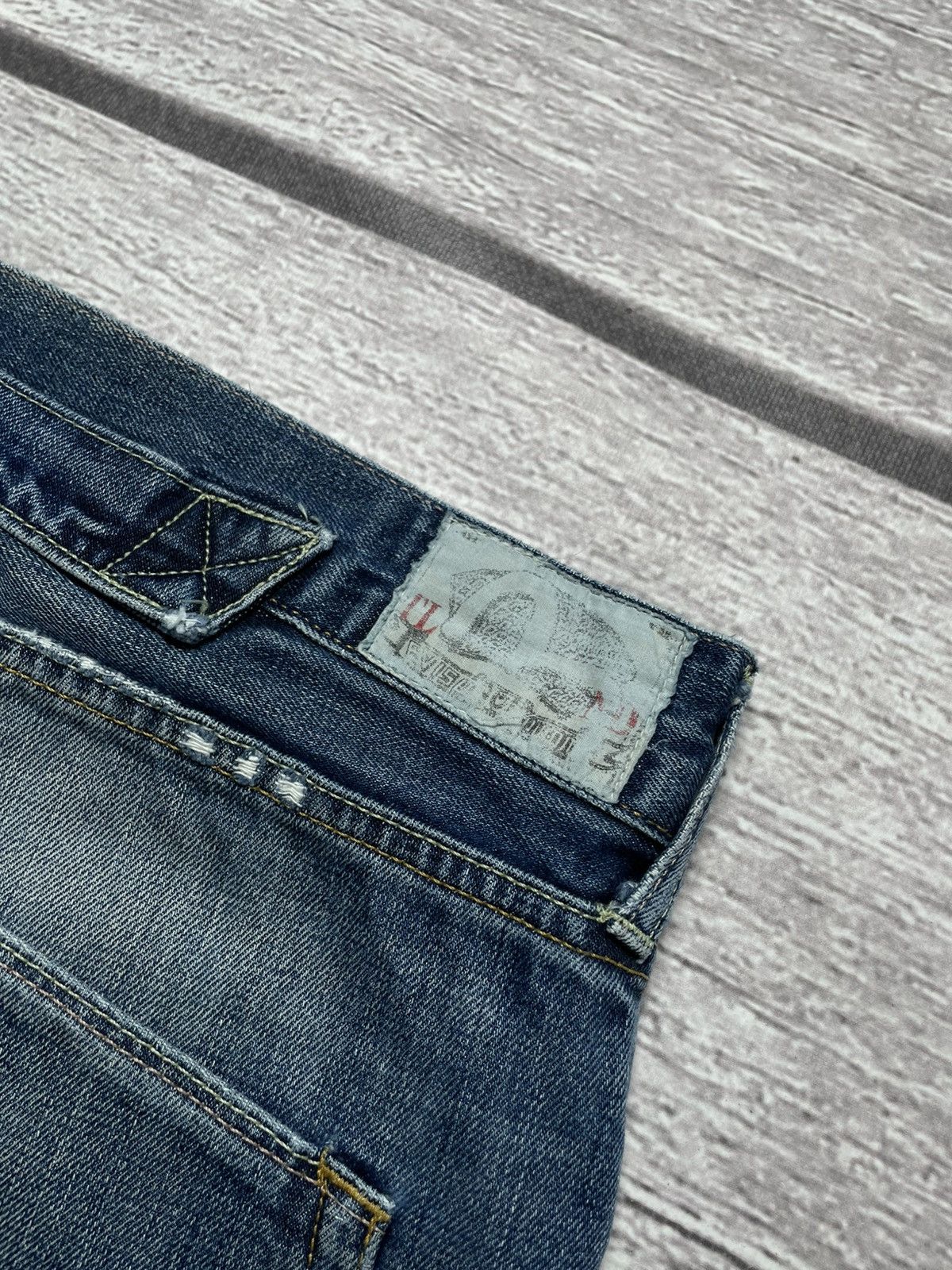 Evisu × Puma Evisu x Puma baggy distressed vintage y2k jeans Size US 34 / EU 50 - 5 Thumbnail