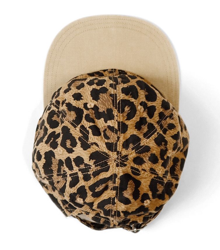 Kapital Kapital Cotton Herringbone Leopard Pattern baseball cap hat Size ONE SIZE - 5 Thumbnail