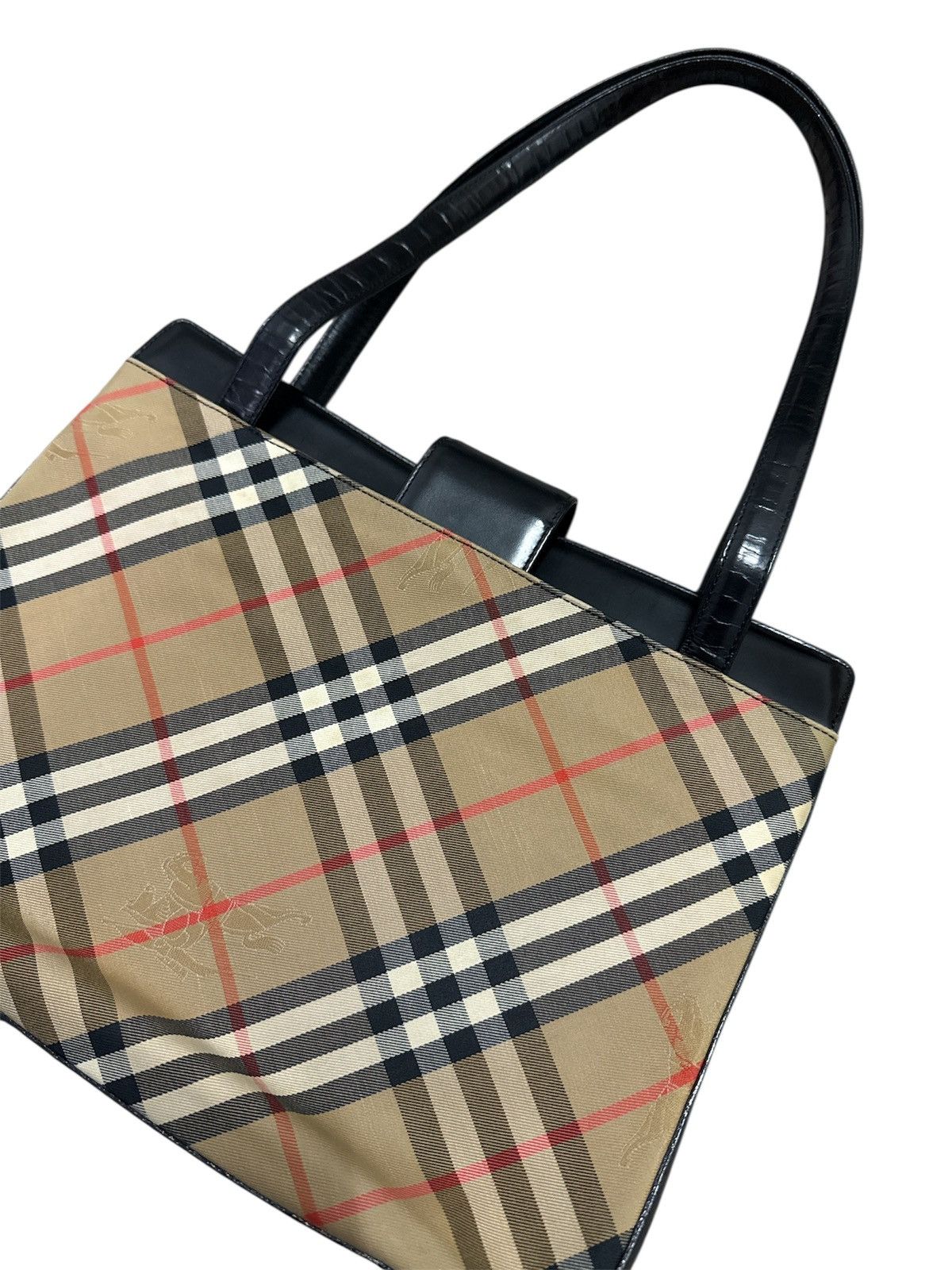 Burberry Vintage burberrys nova check handbag Size ONE SIZE - 4 Thumbnail