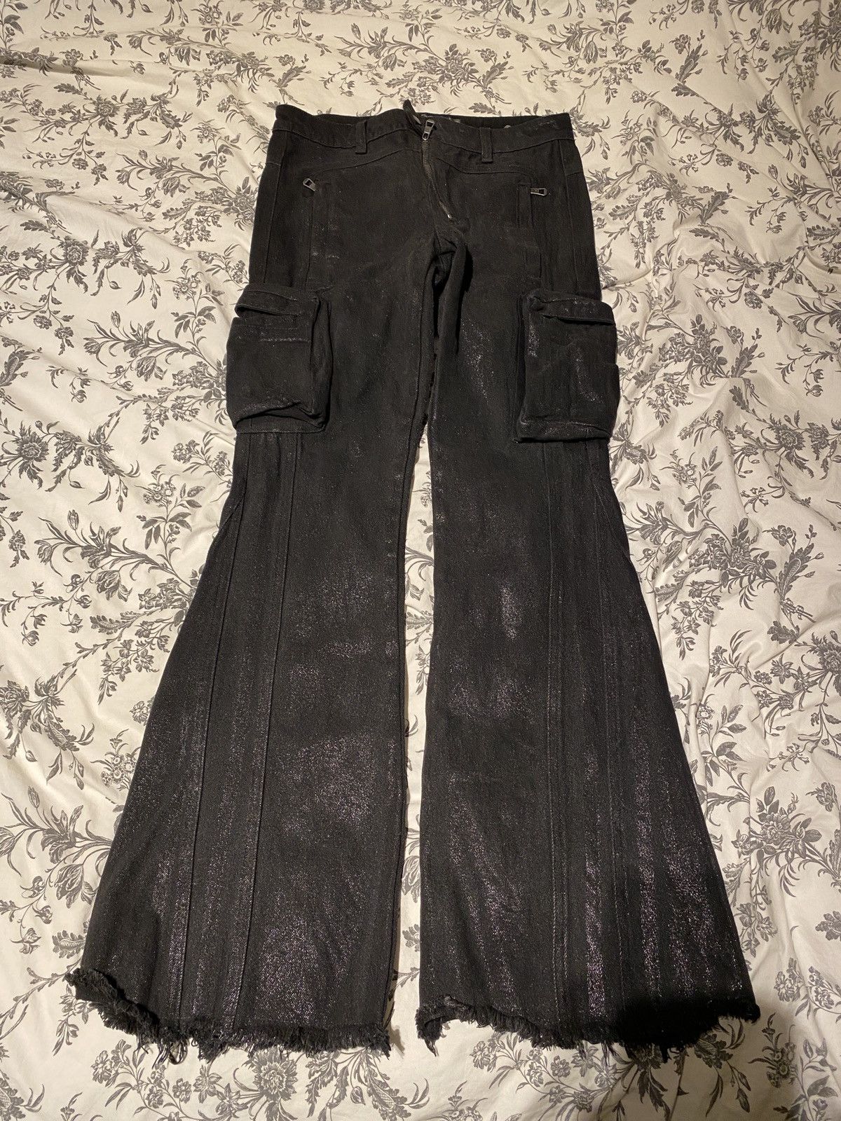 image of Designer Srrysora Flare Denim in Black, Men's (Size 30)