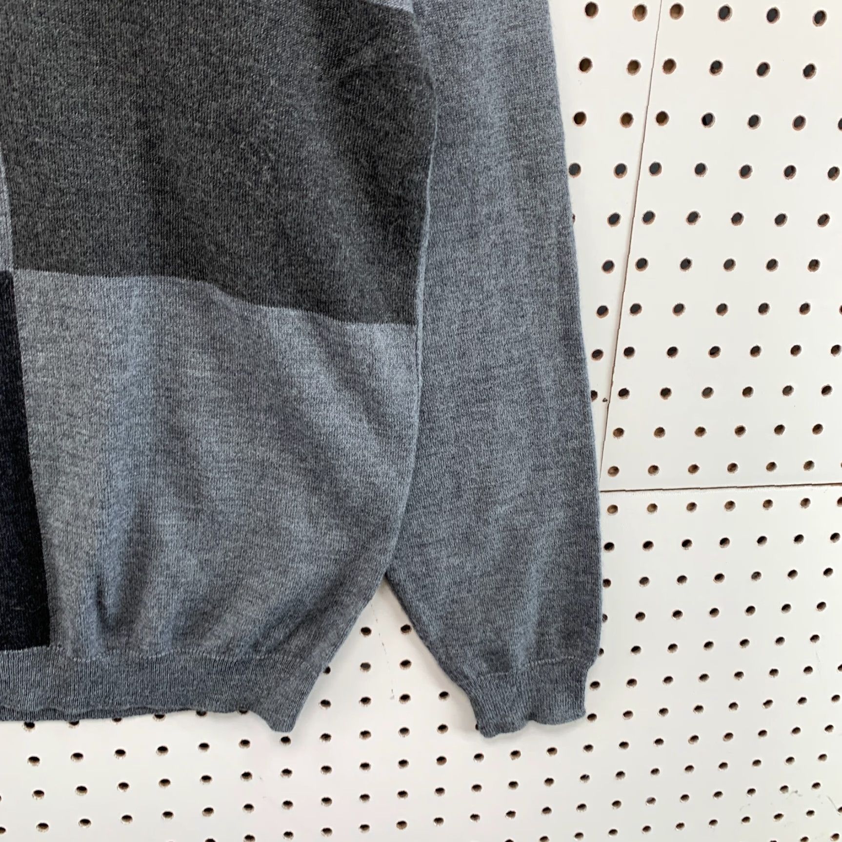 Vintage Bachrach Wool Blend Sweater Gray Made In Italy Long Sleeve Mens Large 22x28 Size US L / EU 52-54 / 3 - 7 Thumbnail